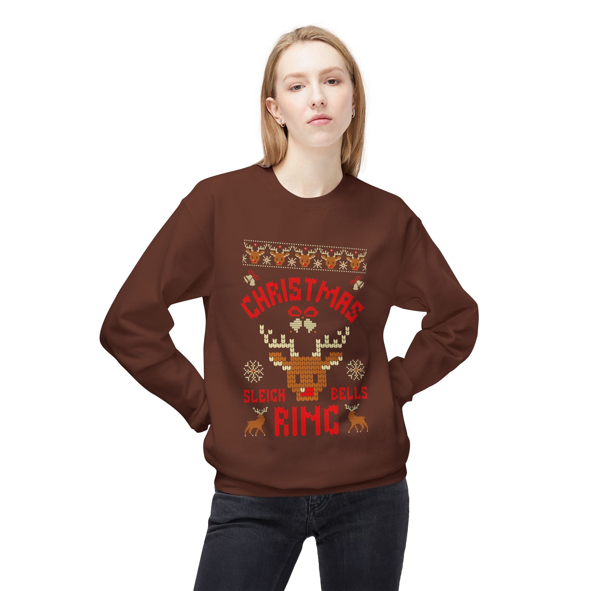 Christmas Unisex Sweatshirt, Casual Streetwear, Gift for Birthdays, Unisex Crewneck, Trendy Outfit