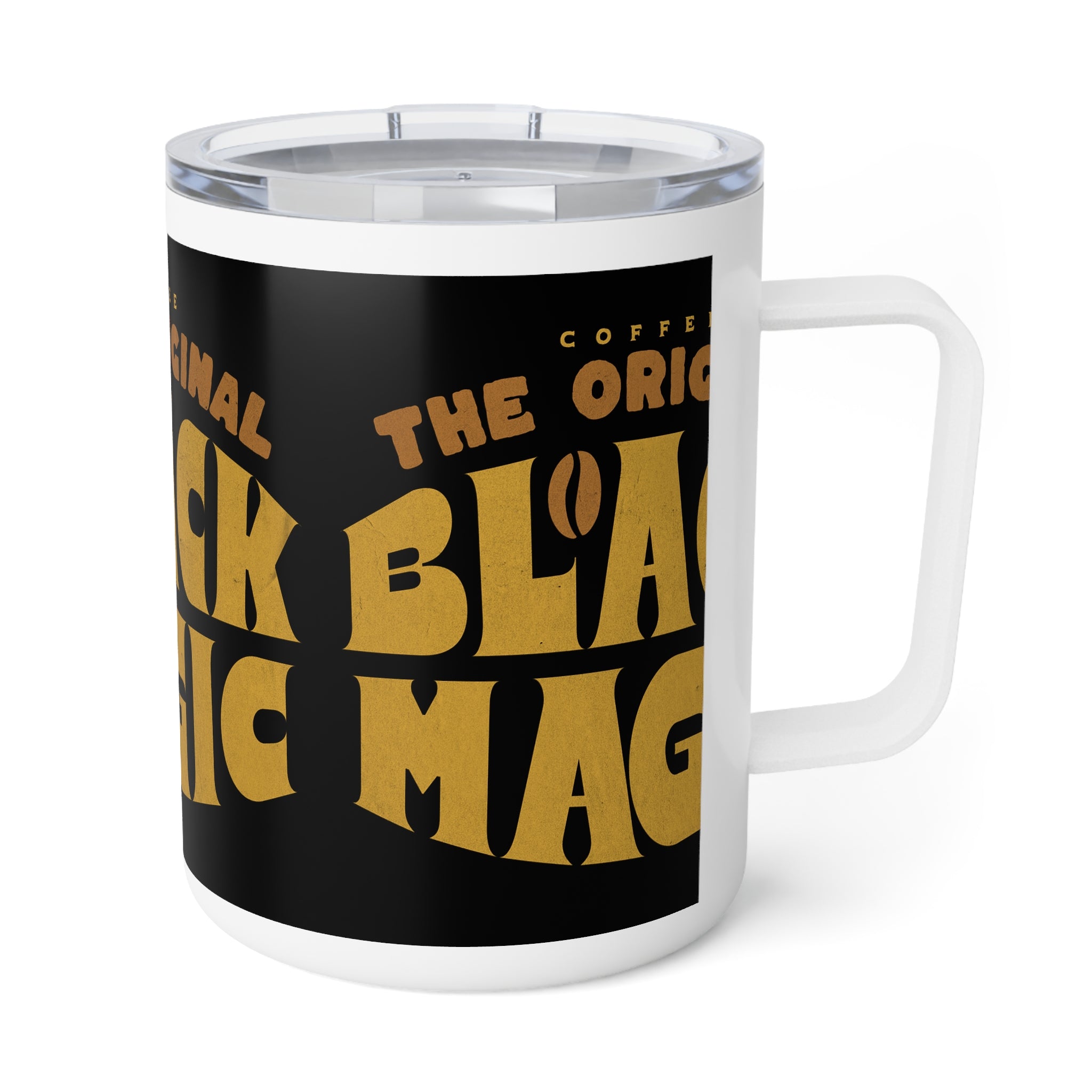 The Original Black Magic - Drinkware for Coffee Lovers, 10oz Insulated Design
