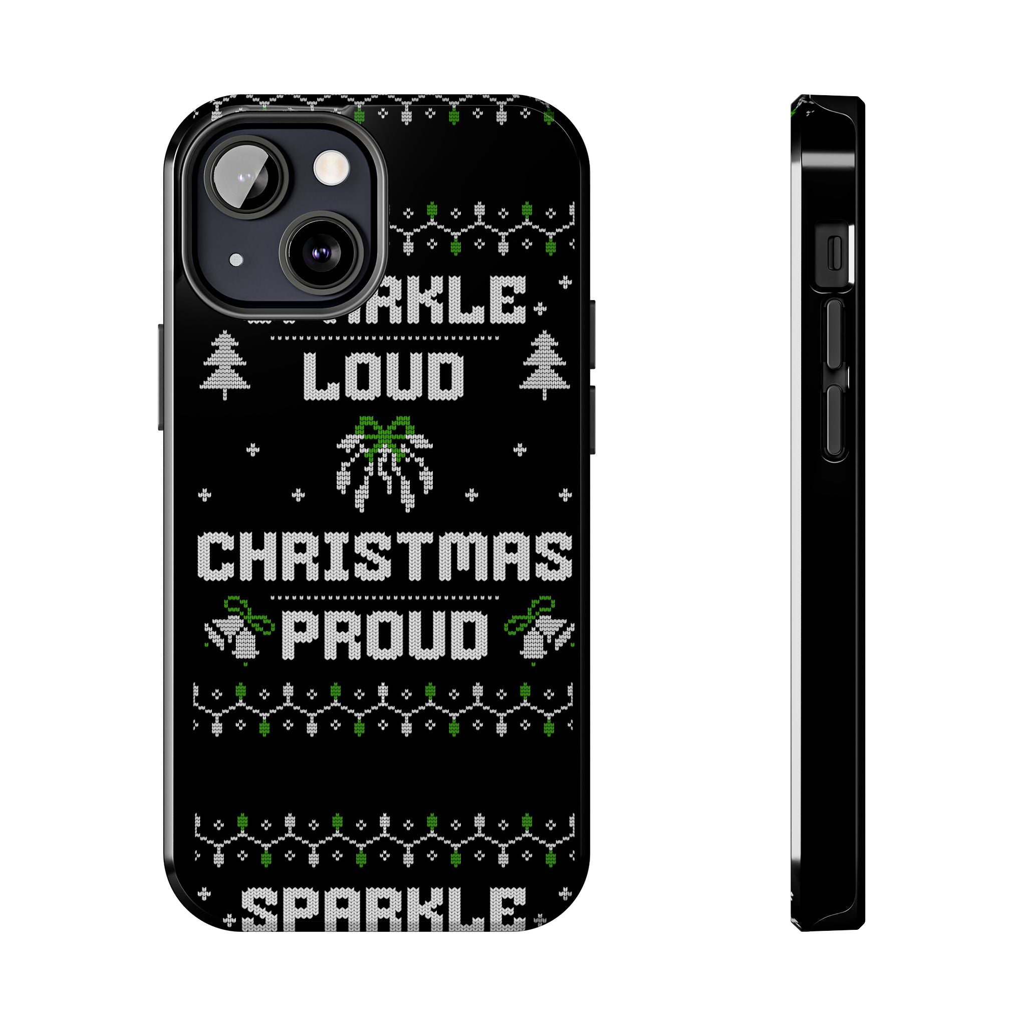 Christmas Proud Tough Phone Cases with Cool Illustrations