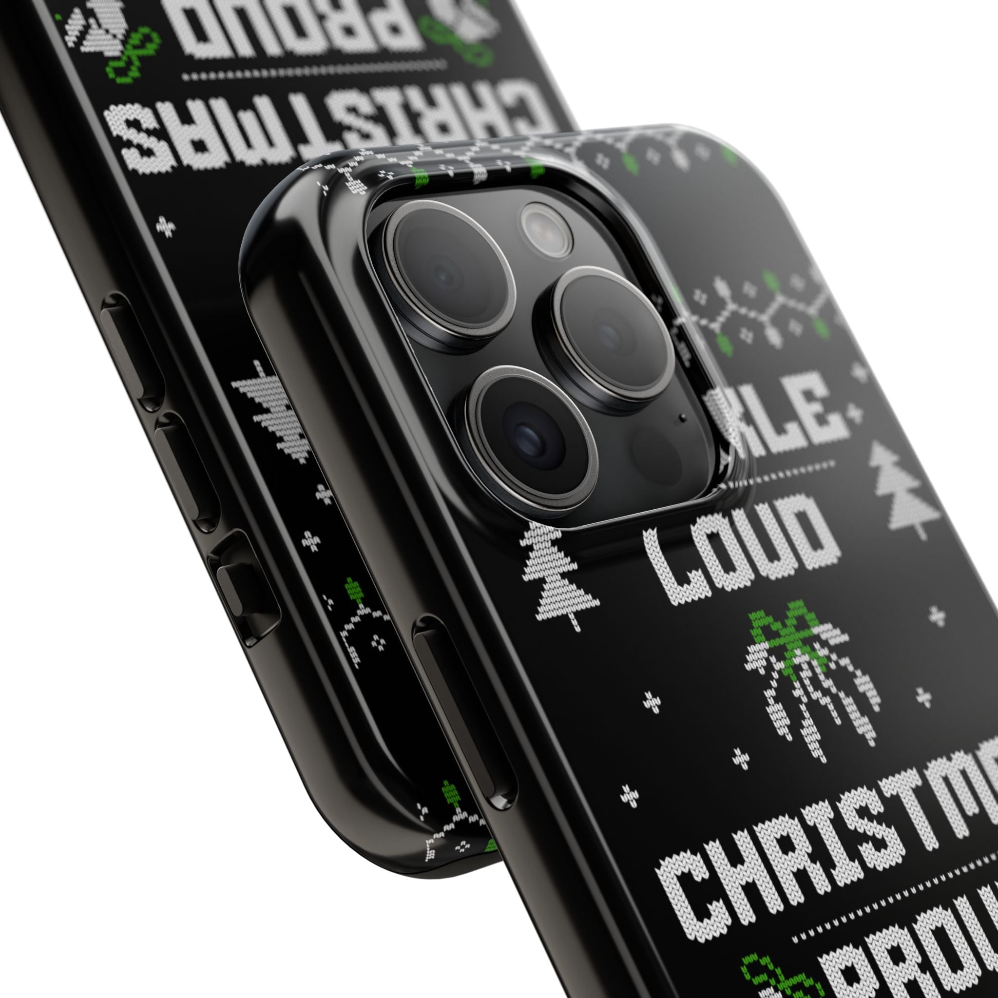 Christmas Proud Tough Phone Cases with Cool Illustrations