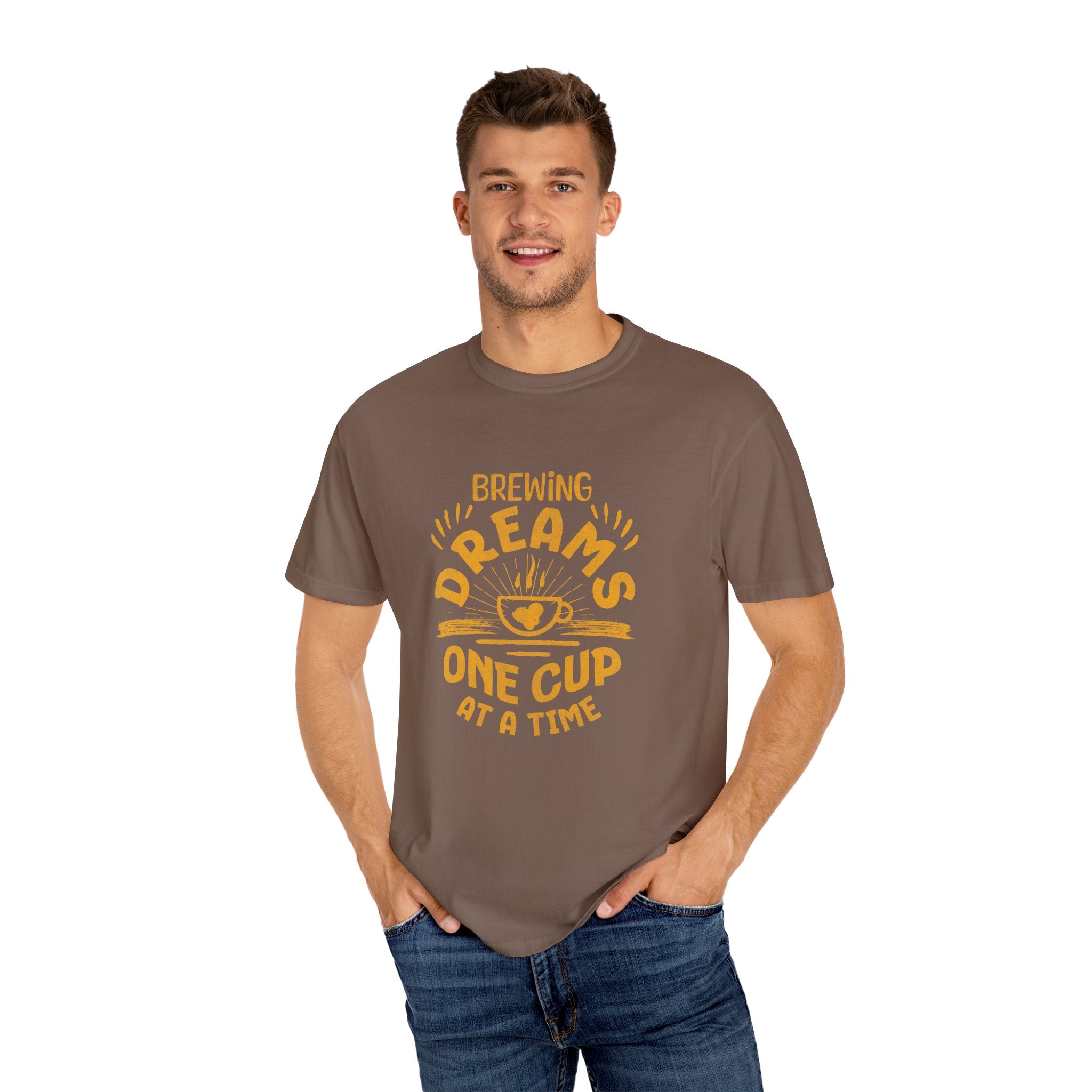 Brewing Dreams Unisex Garment-Dyed T-Shirt