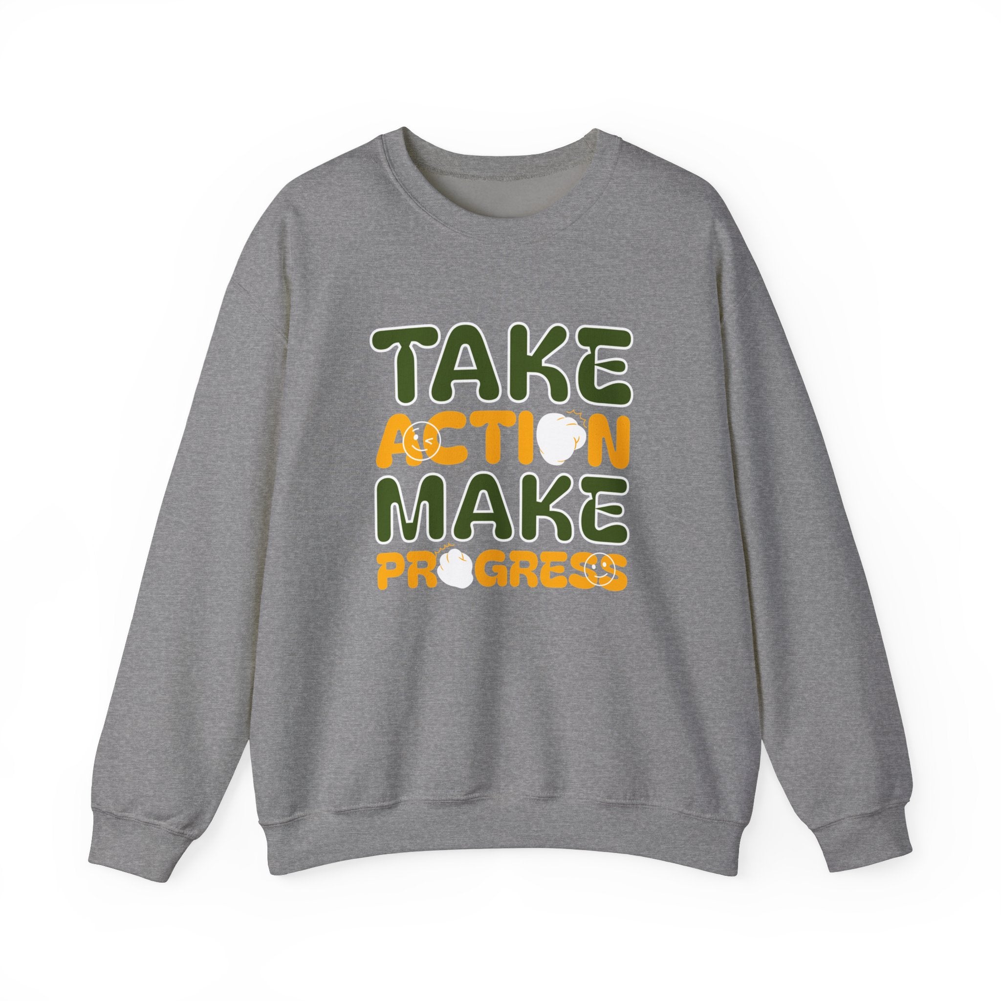 Take Action Make Progress - Sonhco Motivation Sweatshirt