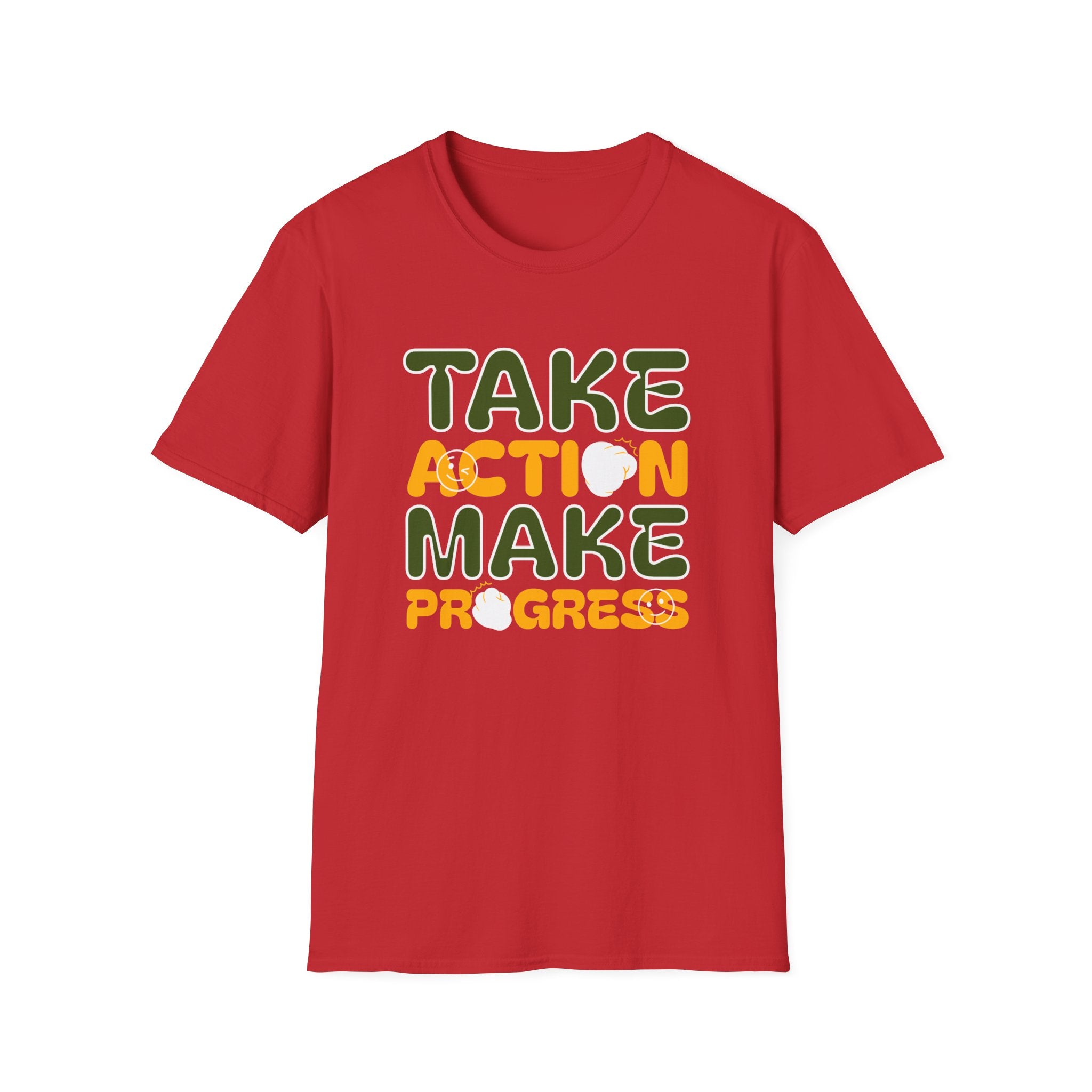 Take Action Make Progress- Sonhco Motivation T-Shirt