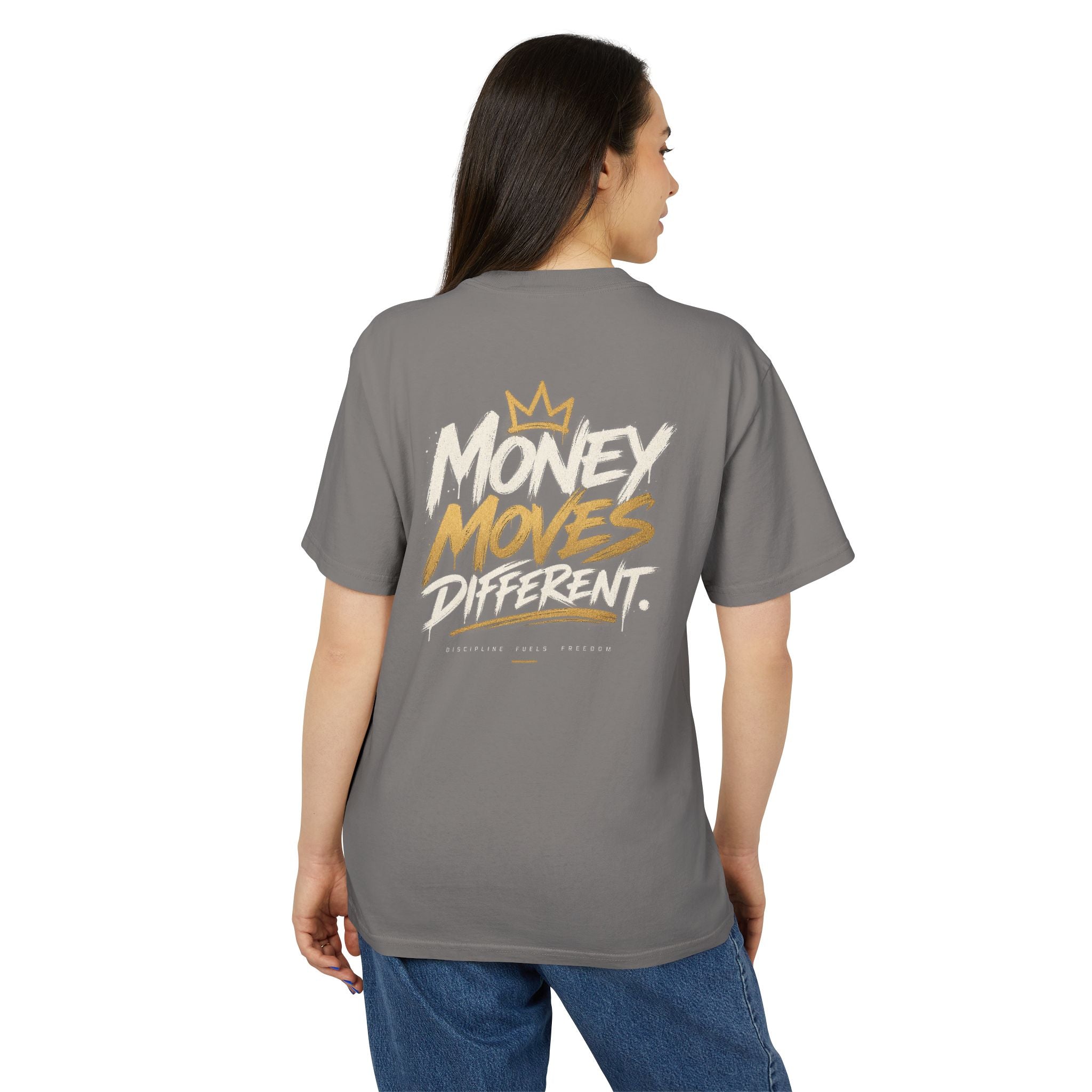 Money Moves Different. Heavy Faded Tee