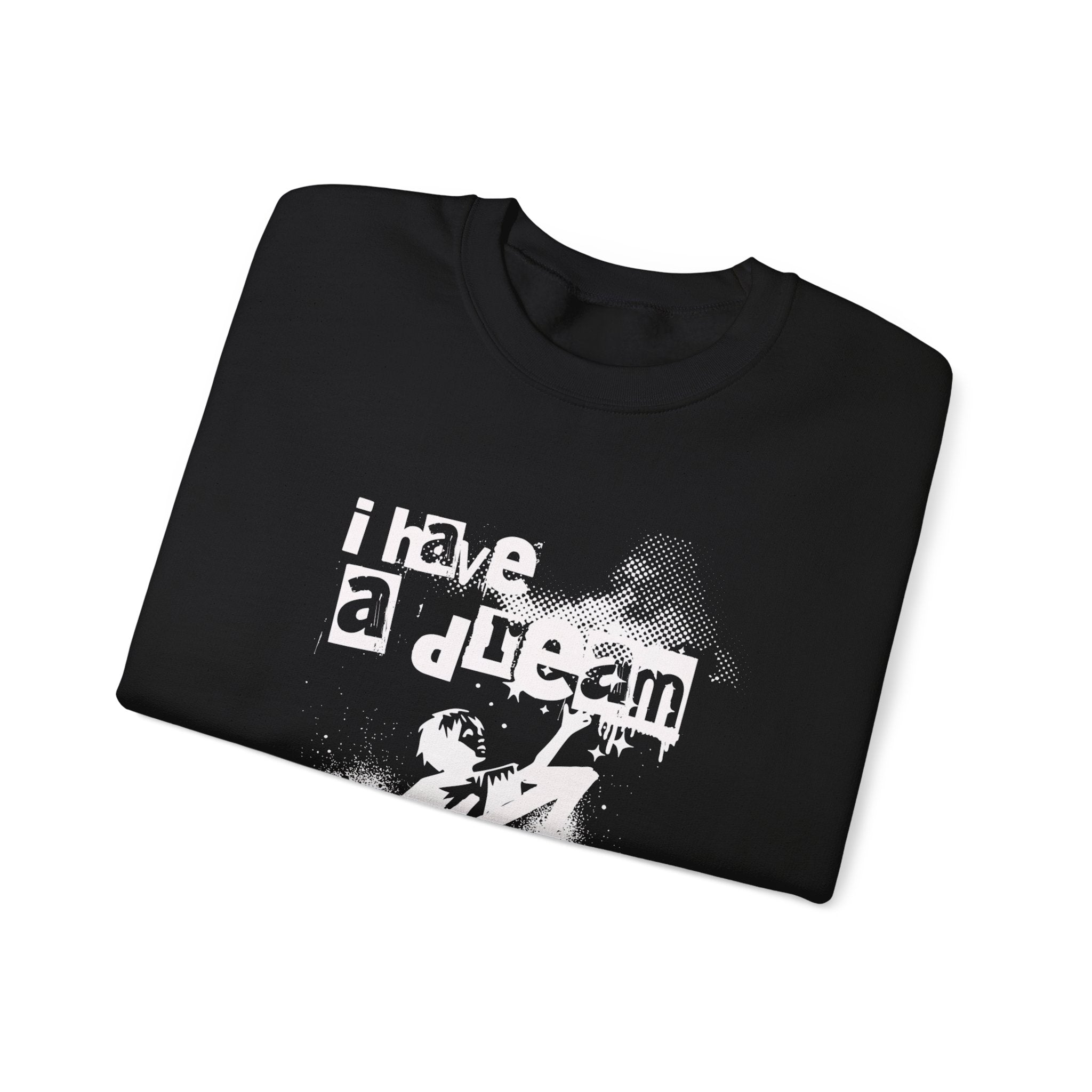 I Have A Dream - Black Sonhco Print Sweatshirt