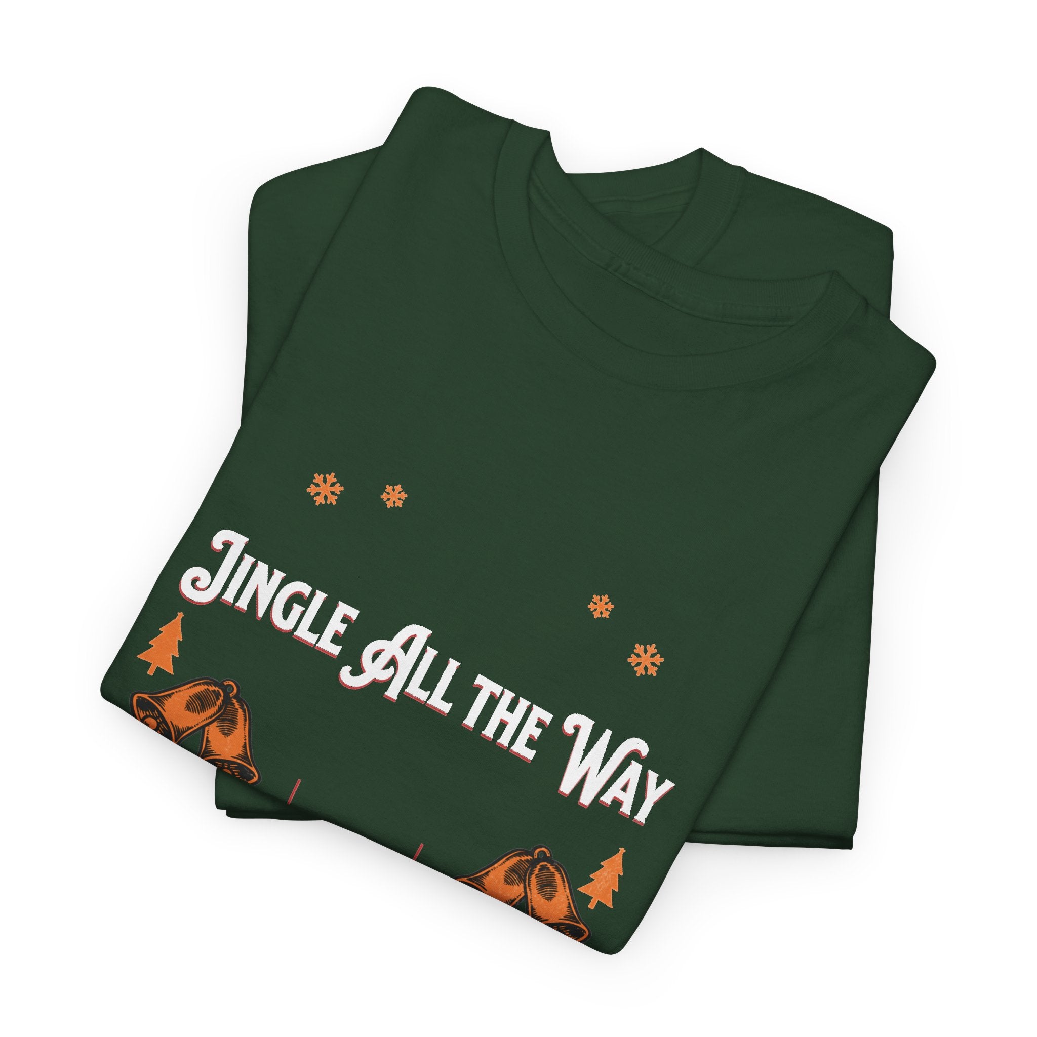 Jingle All the Way Graphic Tee — Vintage Christmas Holiday T-Shirt