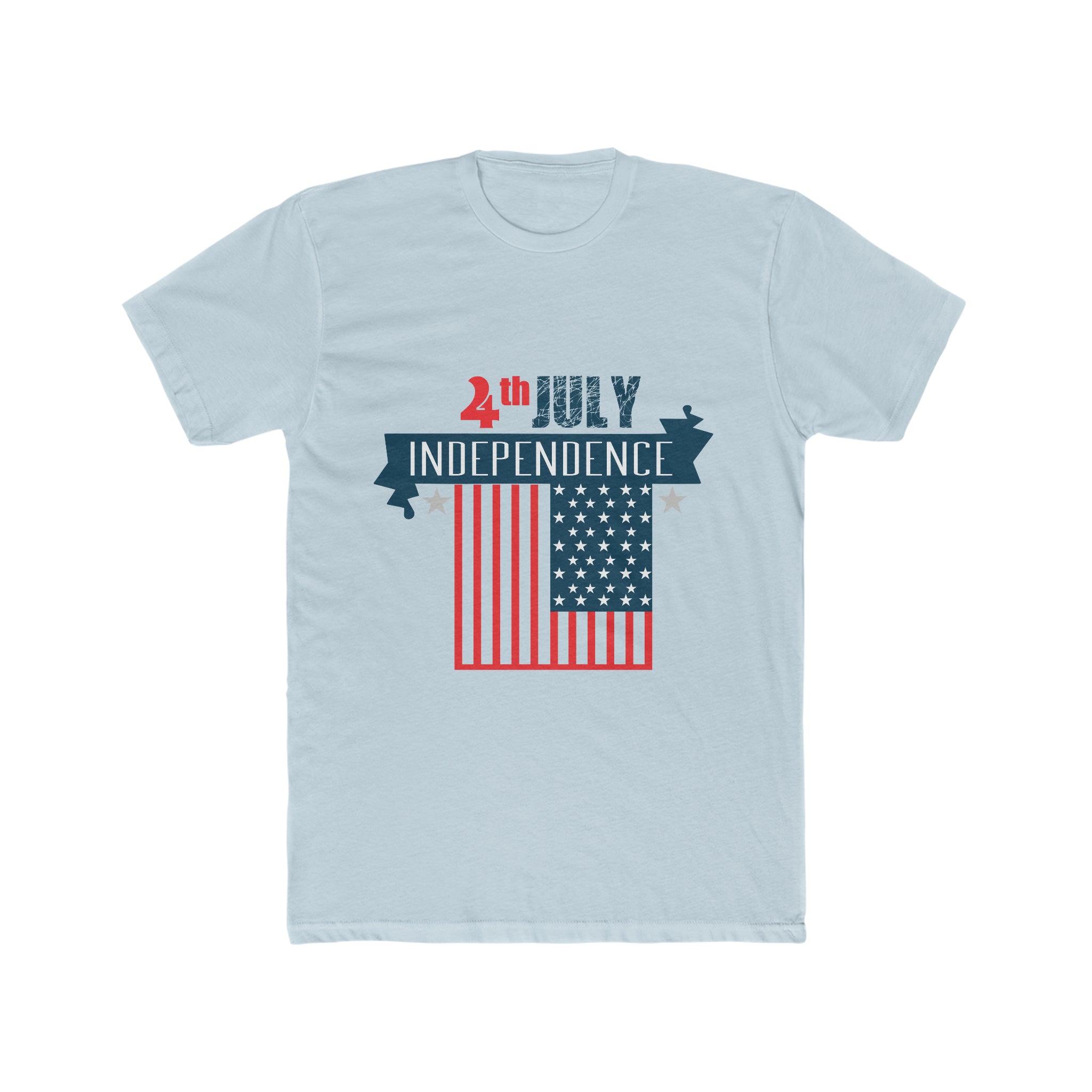 4th of July Independence day Men's Cotton Crew Tee