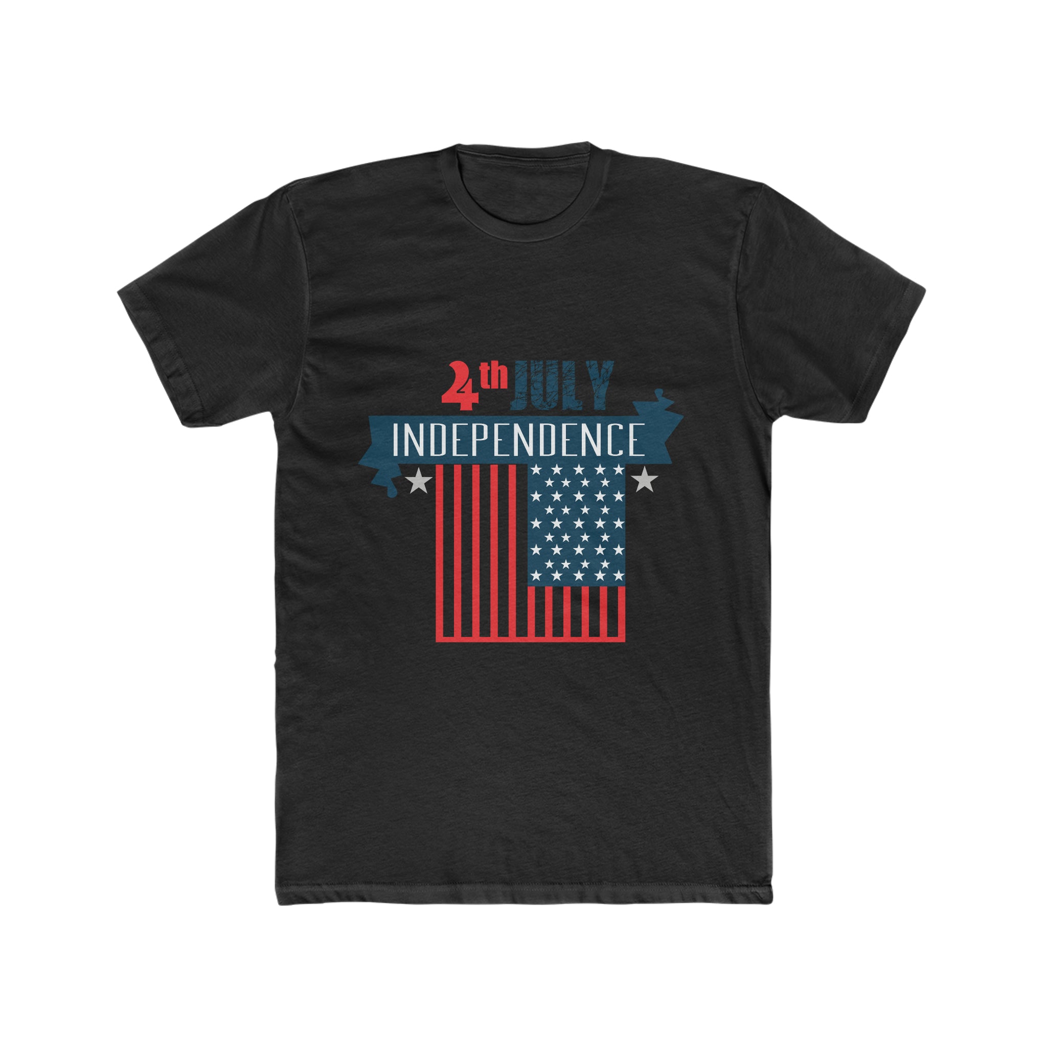 4th of July Independence day Men's Cotton Crew Tee