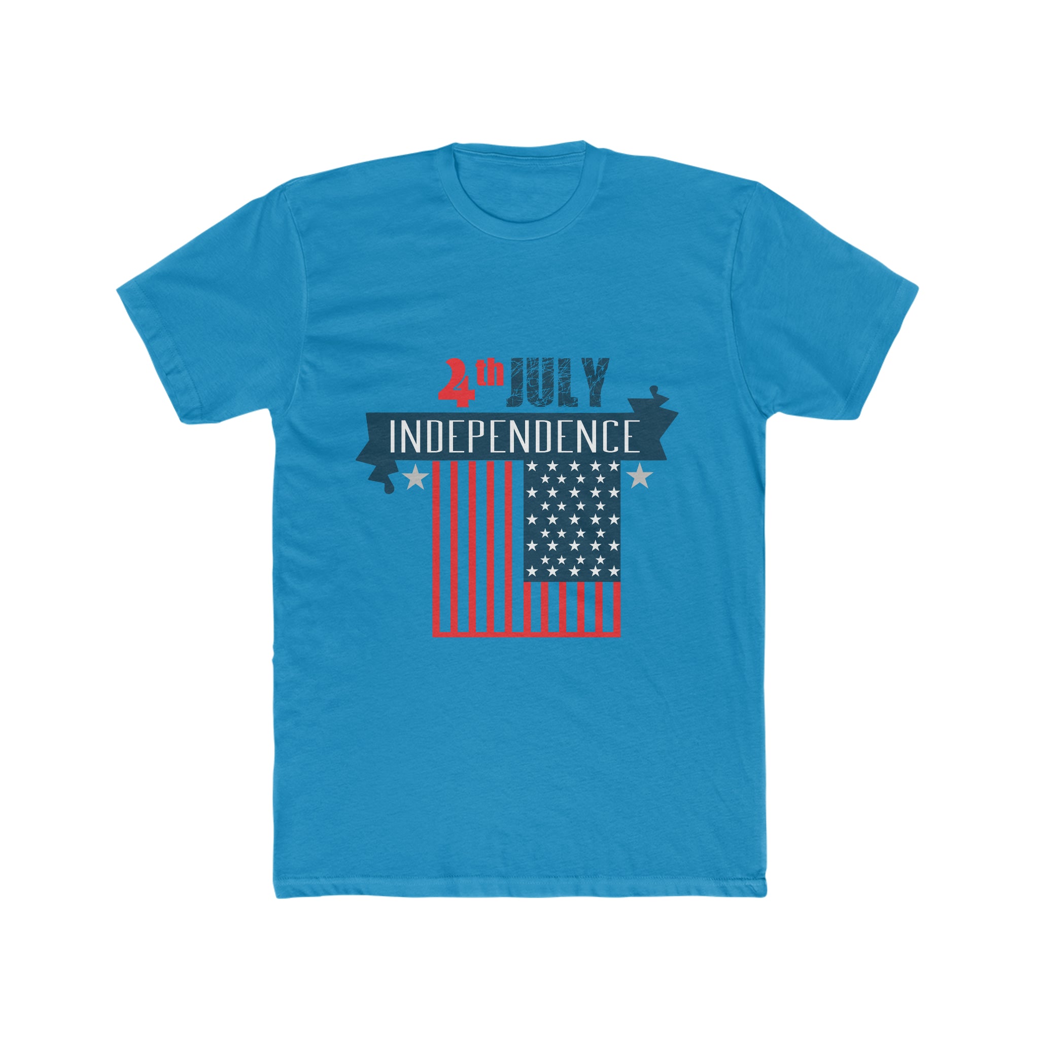 4th of July Independence day Men's Cotton Crew Tee
