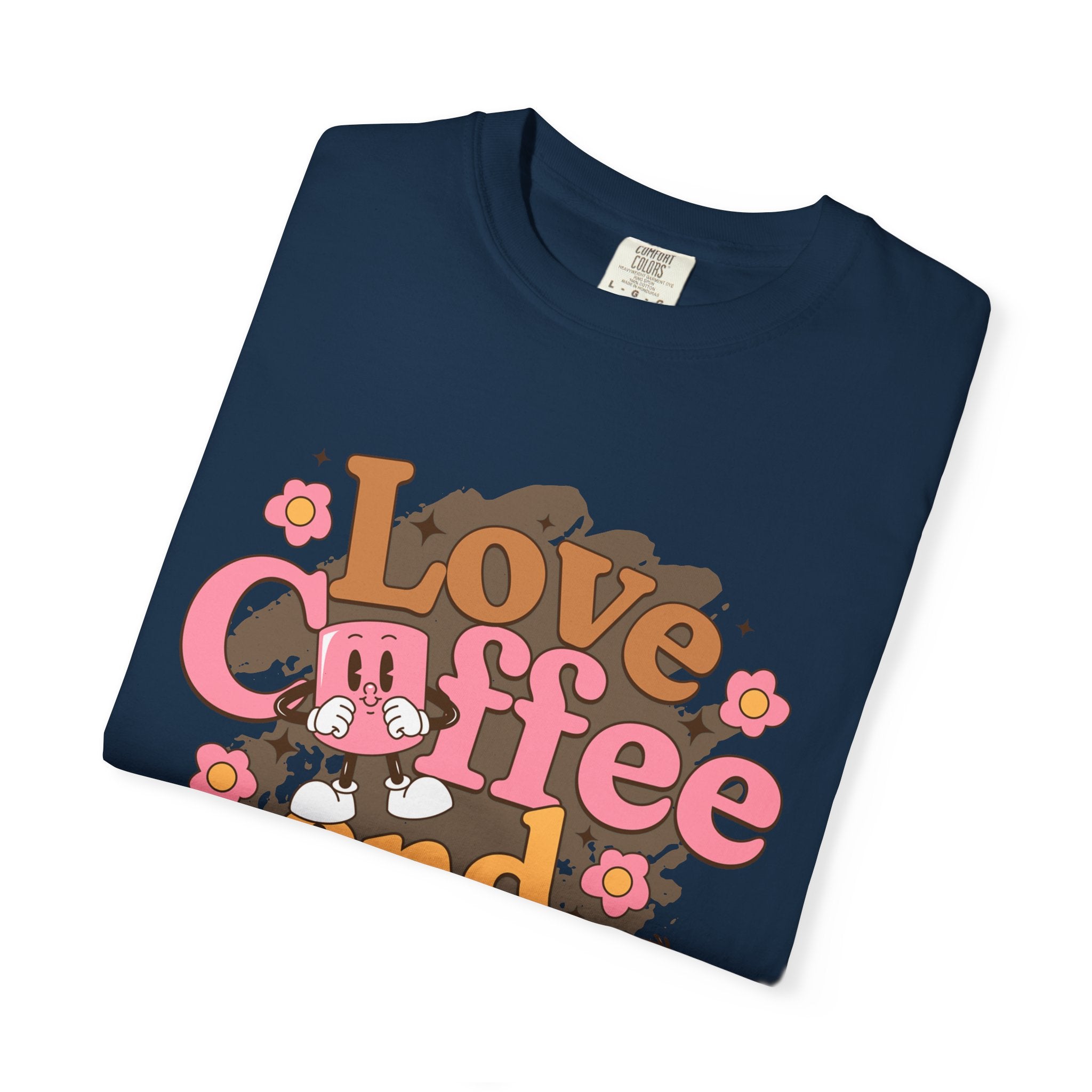 Coffee And Dog Lover's Unisex Sonhco T-shirt - Time For Coffee Keep Chilling and Relaxing