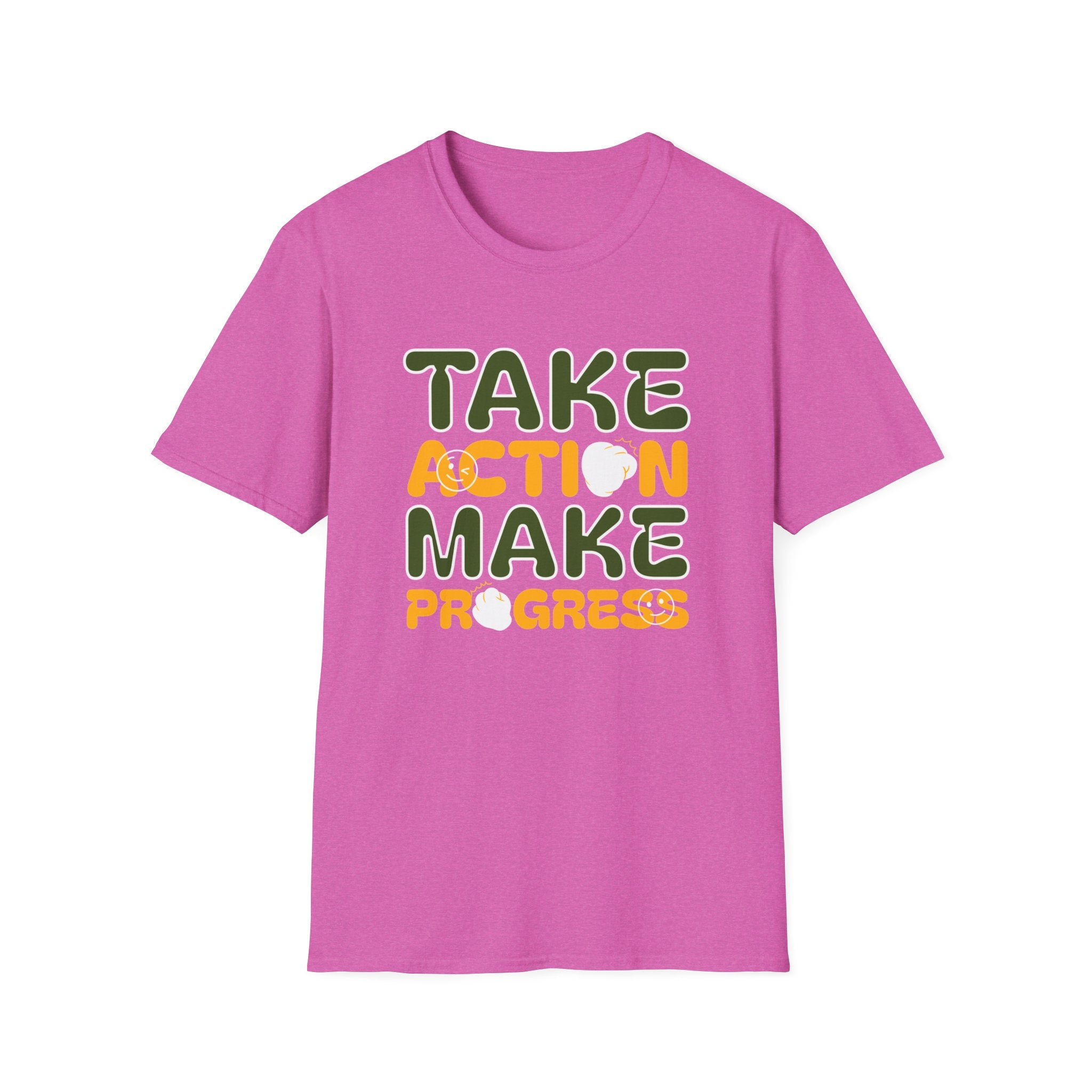 Take Action Make Progress- Sonhco Motivation T-Shirt