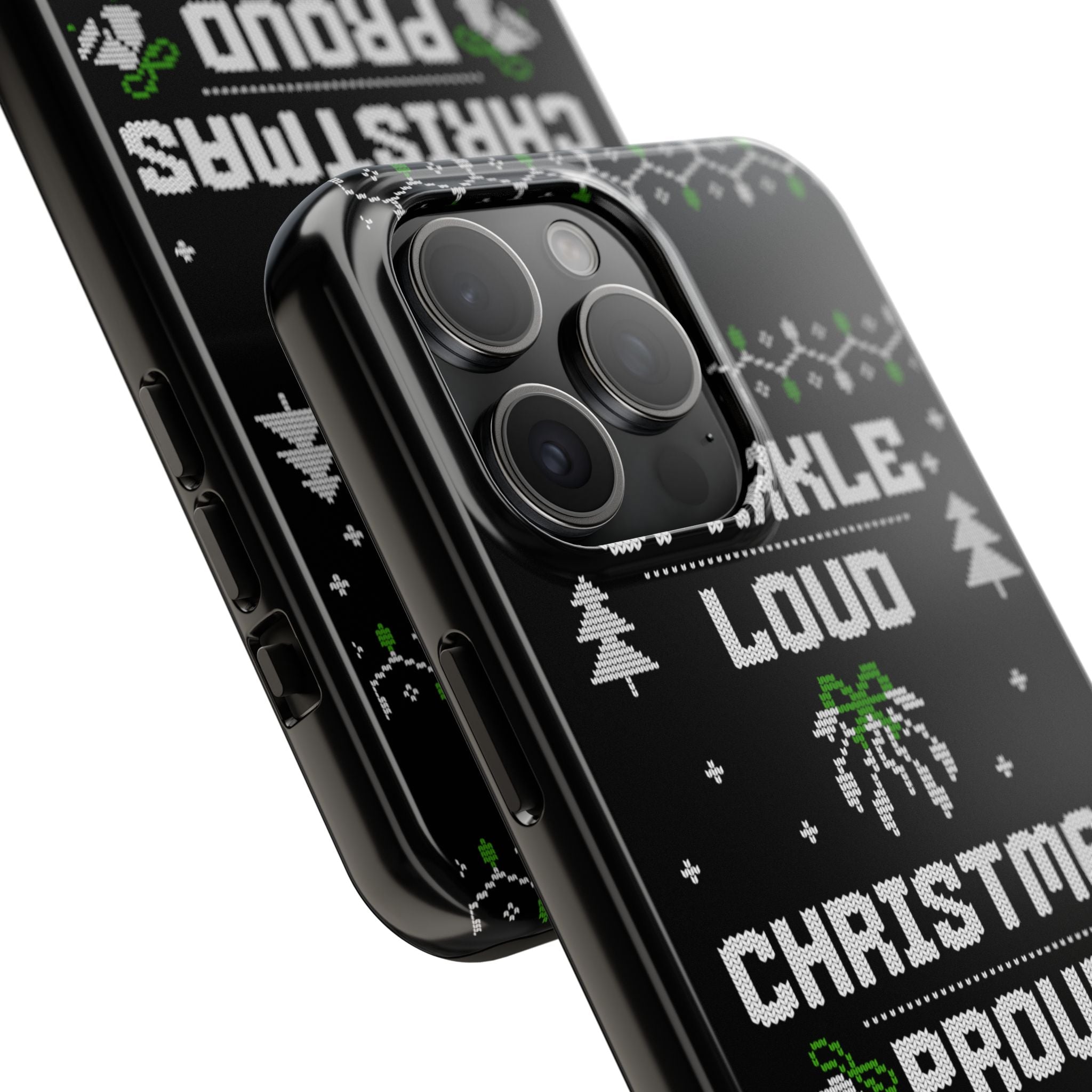 Christmas Proud Tough Phone Cases with Cool Illustrations