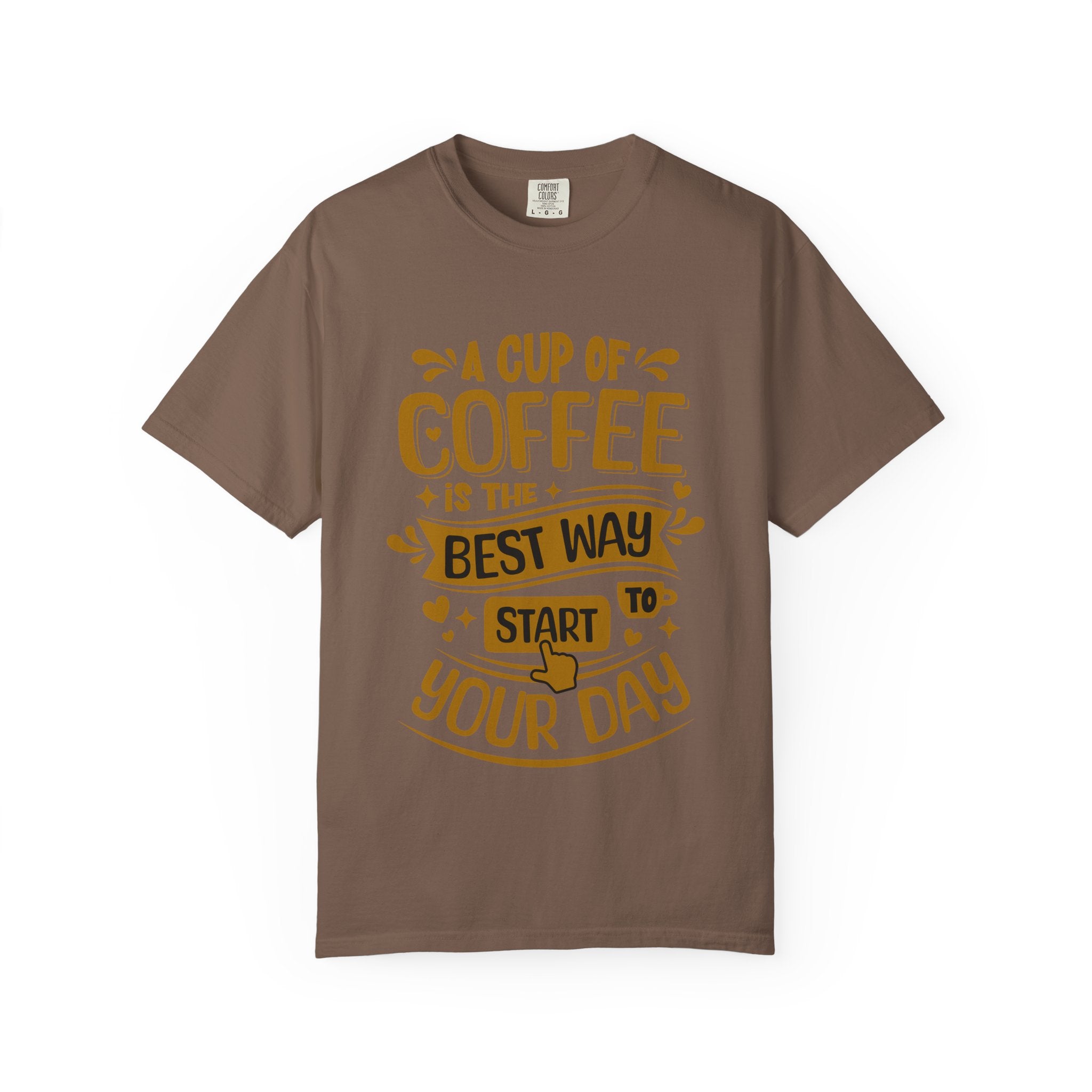 Coffee Lover's Unisex Sonhco T-shirt - A Cup Of Coffee Is The Best Way to Start Your Day