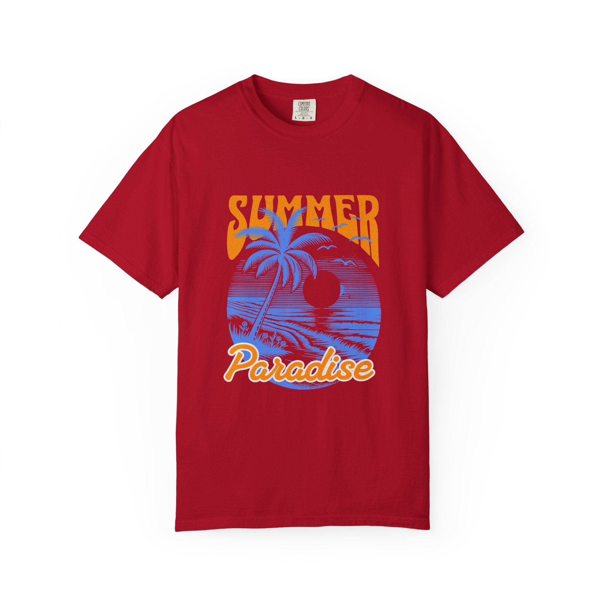 Summer Paradise Unisex Garment-Dyed T-Shirt