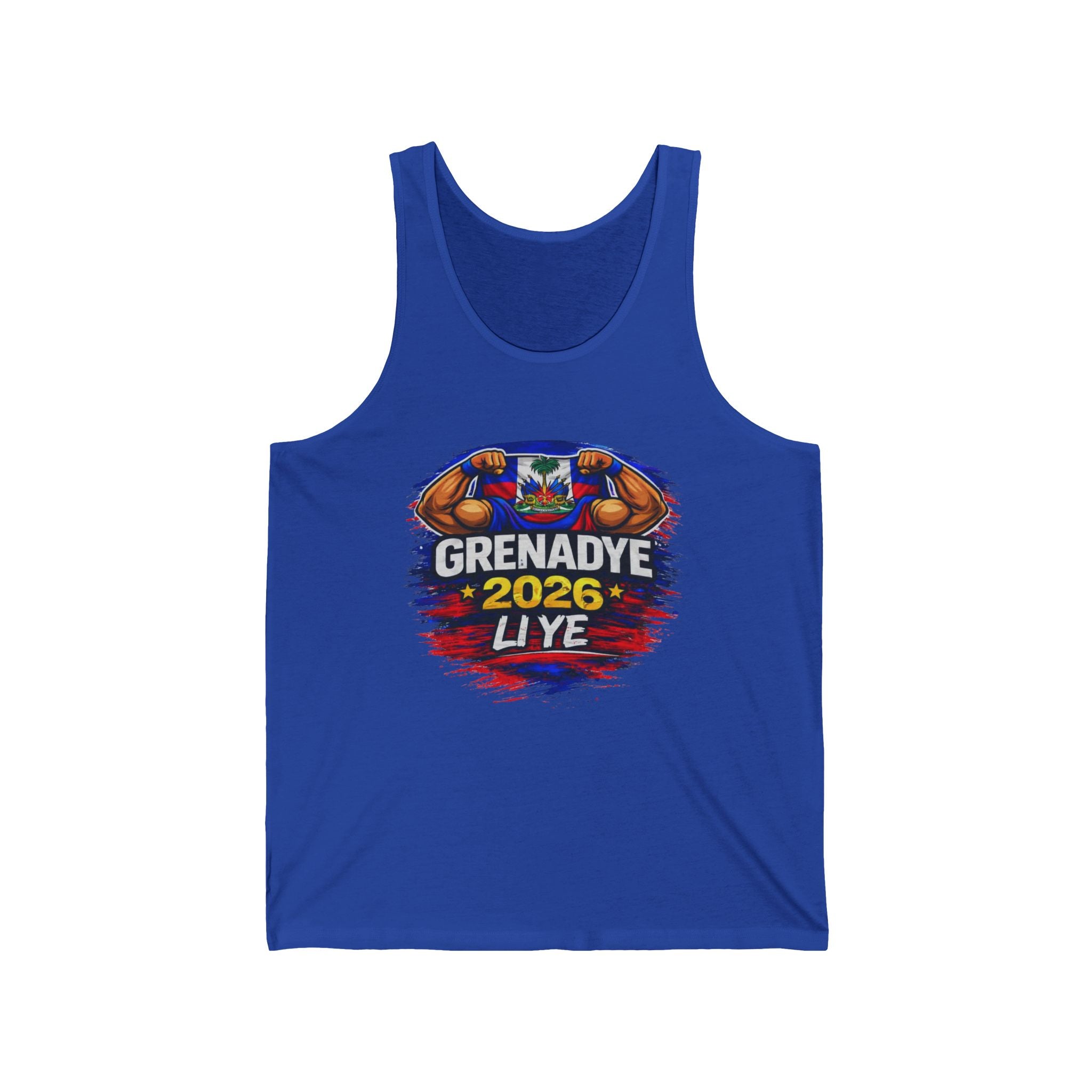 Grenadye 2026 Nou Nan Mondyal Unisex Jersey Tank - Workout Shirt