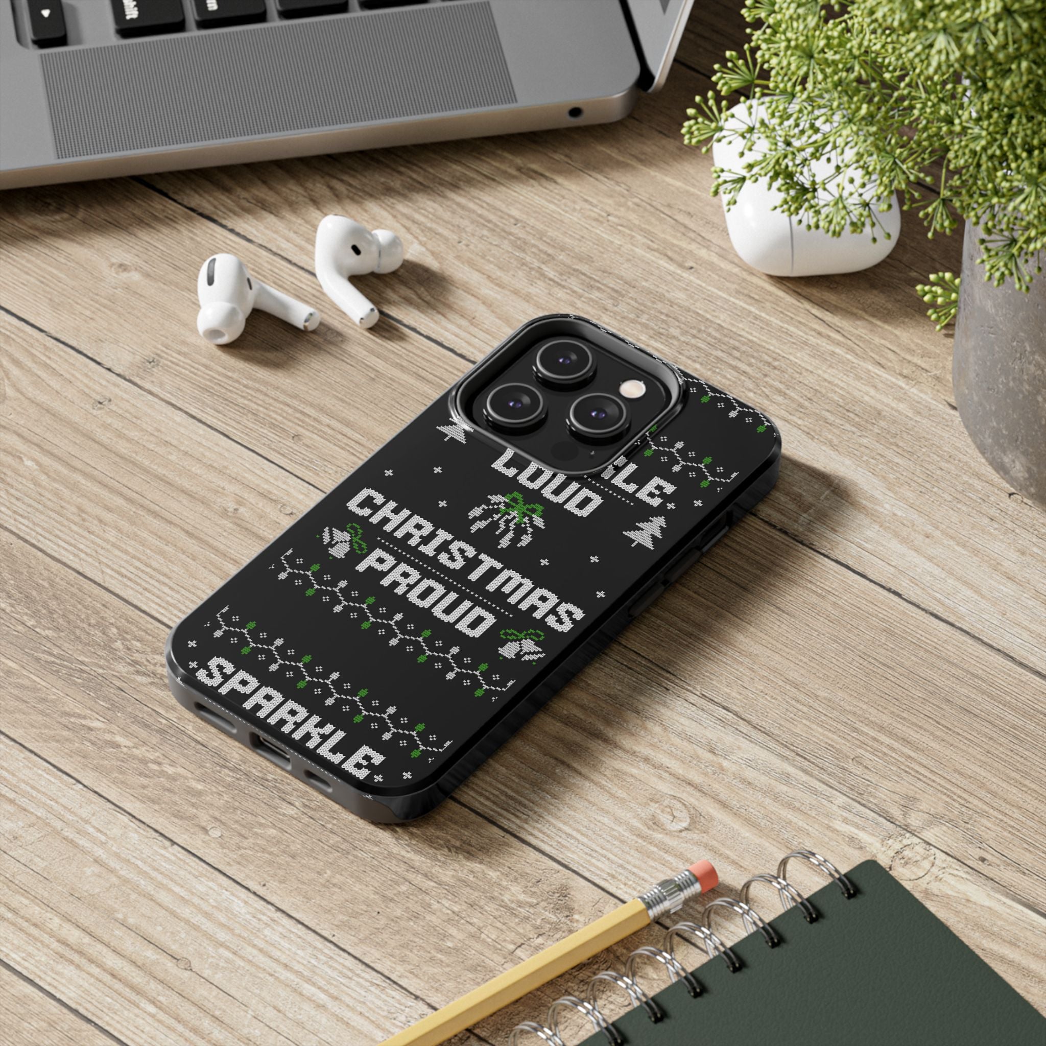 Christmas Proud Tough Phone Cases with Cool Illustrations