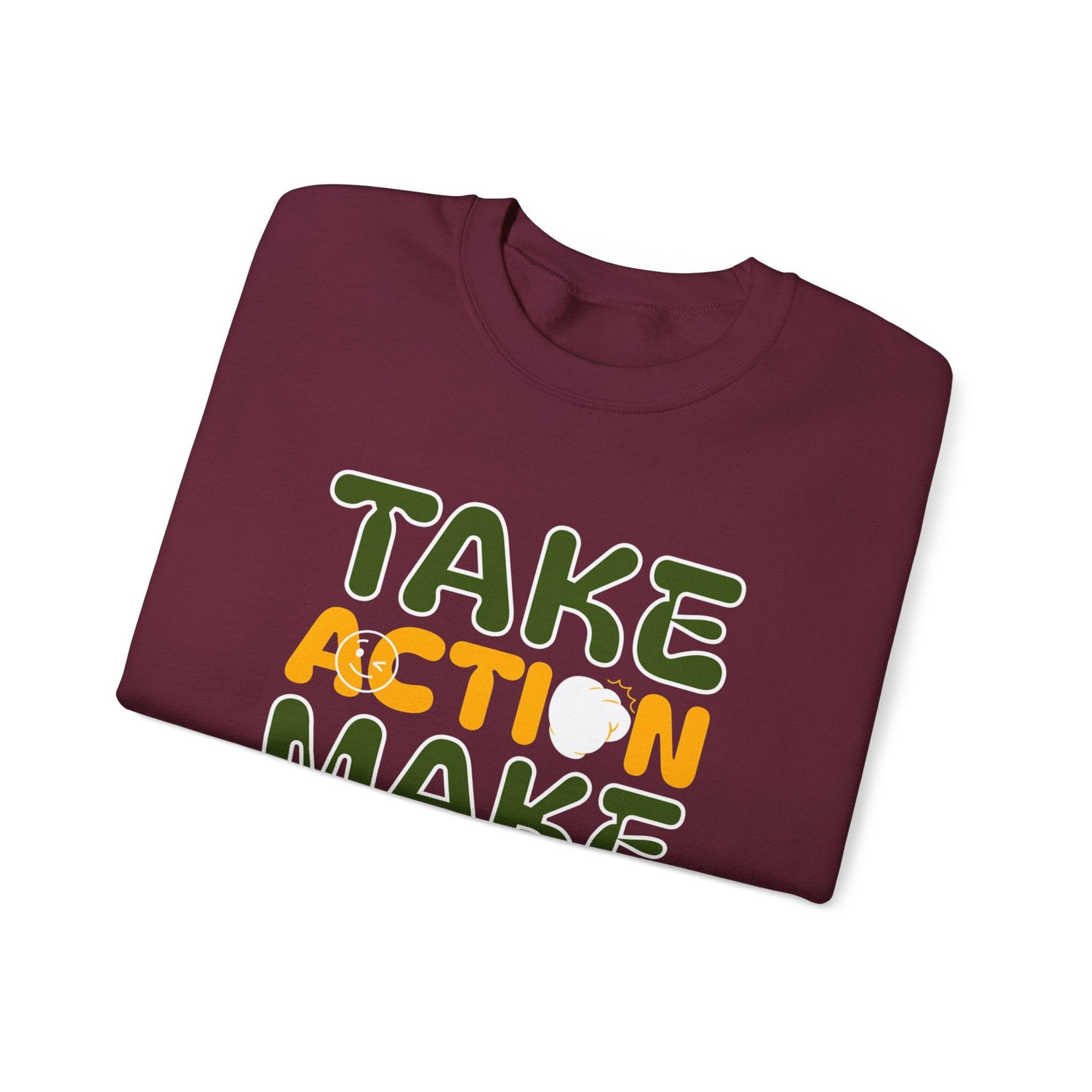 Take Action Make Progress - Sonhco Motivation Sweatshirt