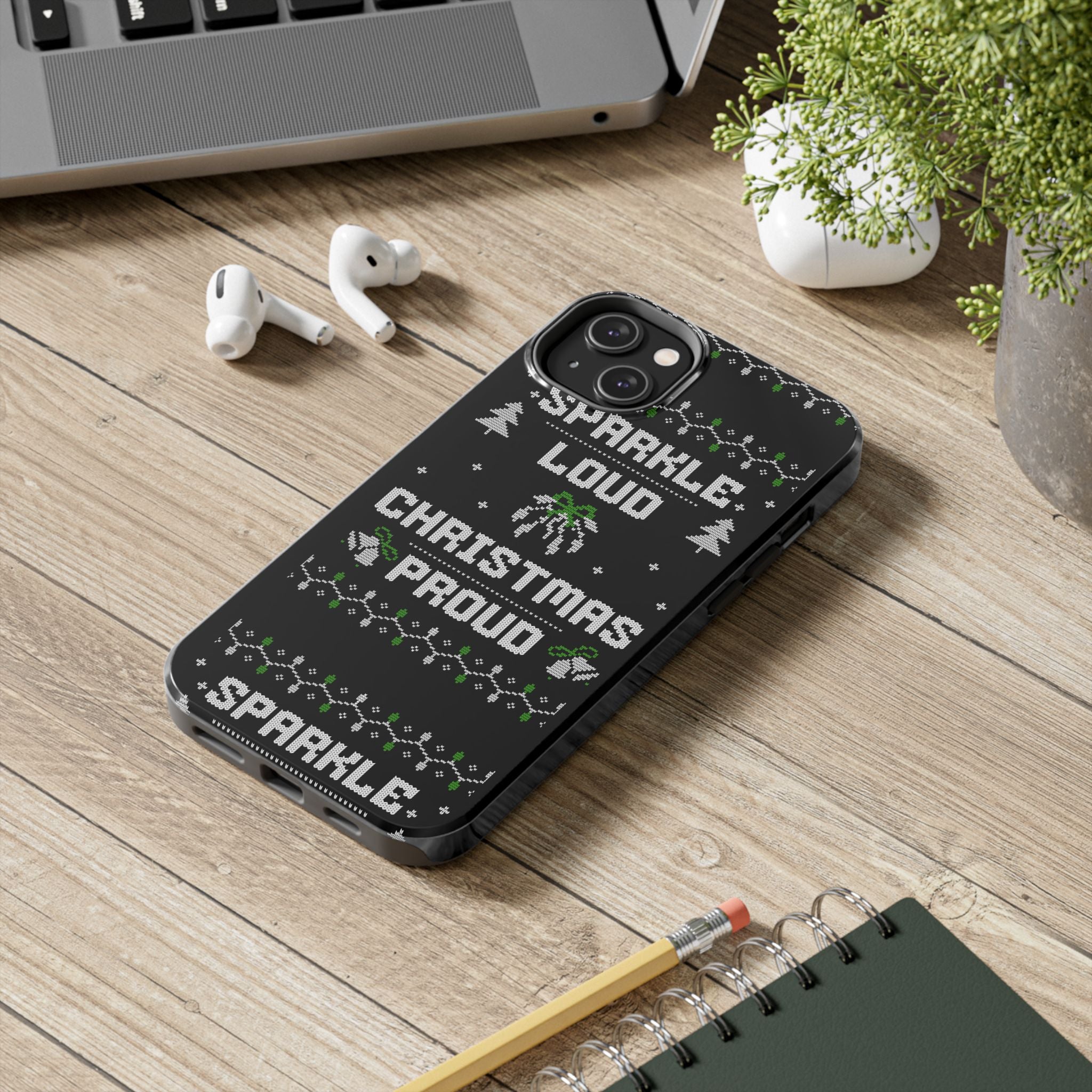 Christmas Proud Tough Phone Cases with Cool Illustrations