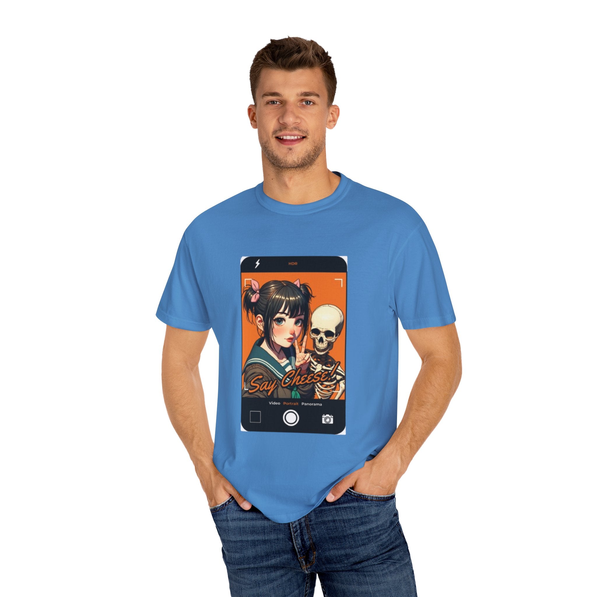 Say Cheese Just For Fun Unisex Garment-Dyed T-Shirt