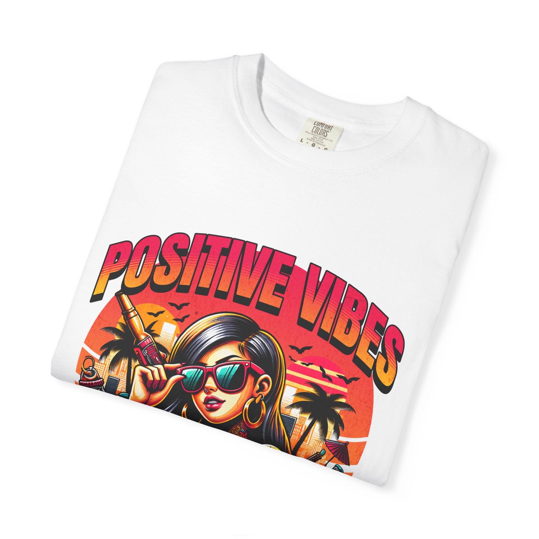 Summer Girl Vibes Unisex Garment-Dyed T-Shirt