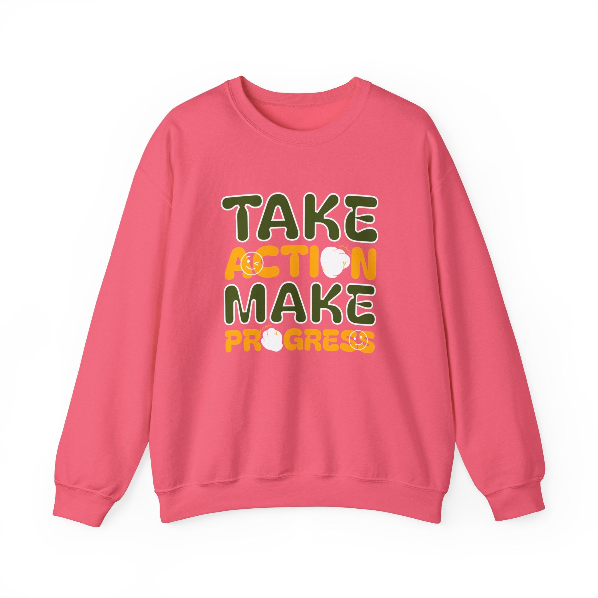 Take Action Make Progress - Sonhco Motivation Sweatshirt
