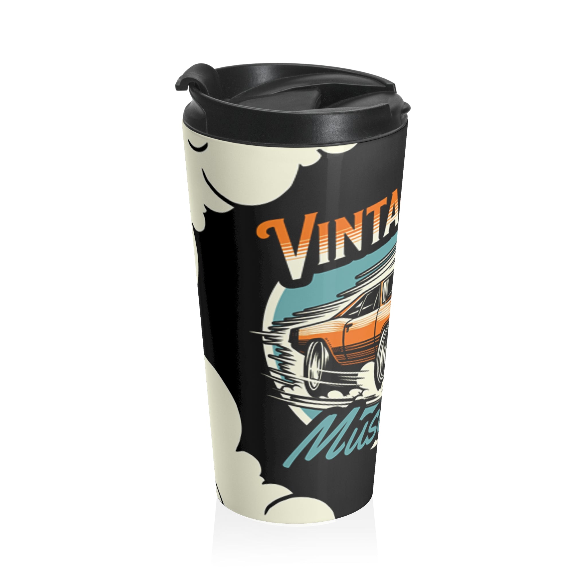 Vintage Ride Muscle Car - Travel Mug