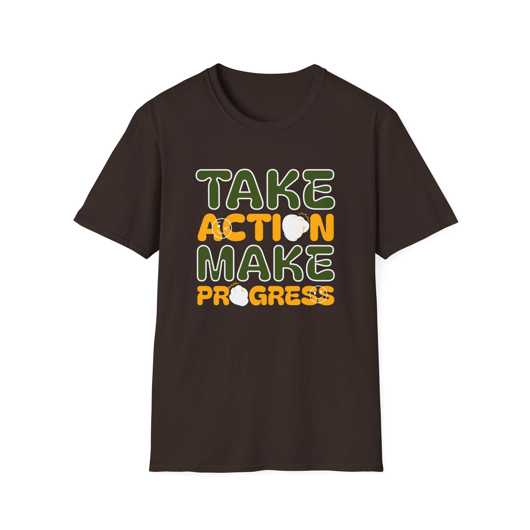 Take Action Make Progress- Sonhco Motivation T-Shirt