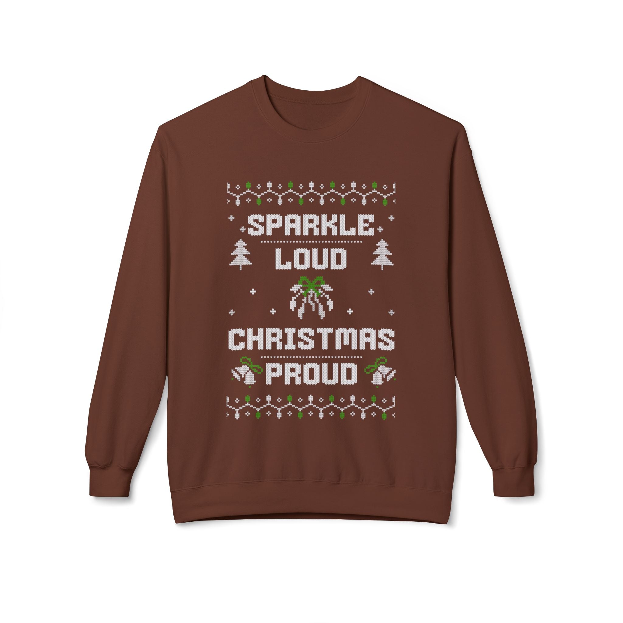 Christmas Proud Unisex Sweatshirt, Casual Streetwear, Gift for Birthdays, Unisex Crewneck, Trendy Outfit
