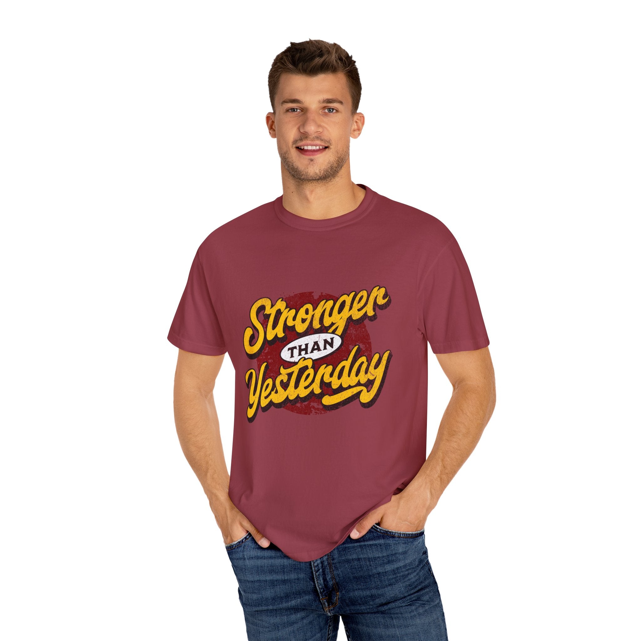 Strength In Every Stitch Unisex Garment-Dyed T-shirt