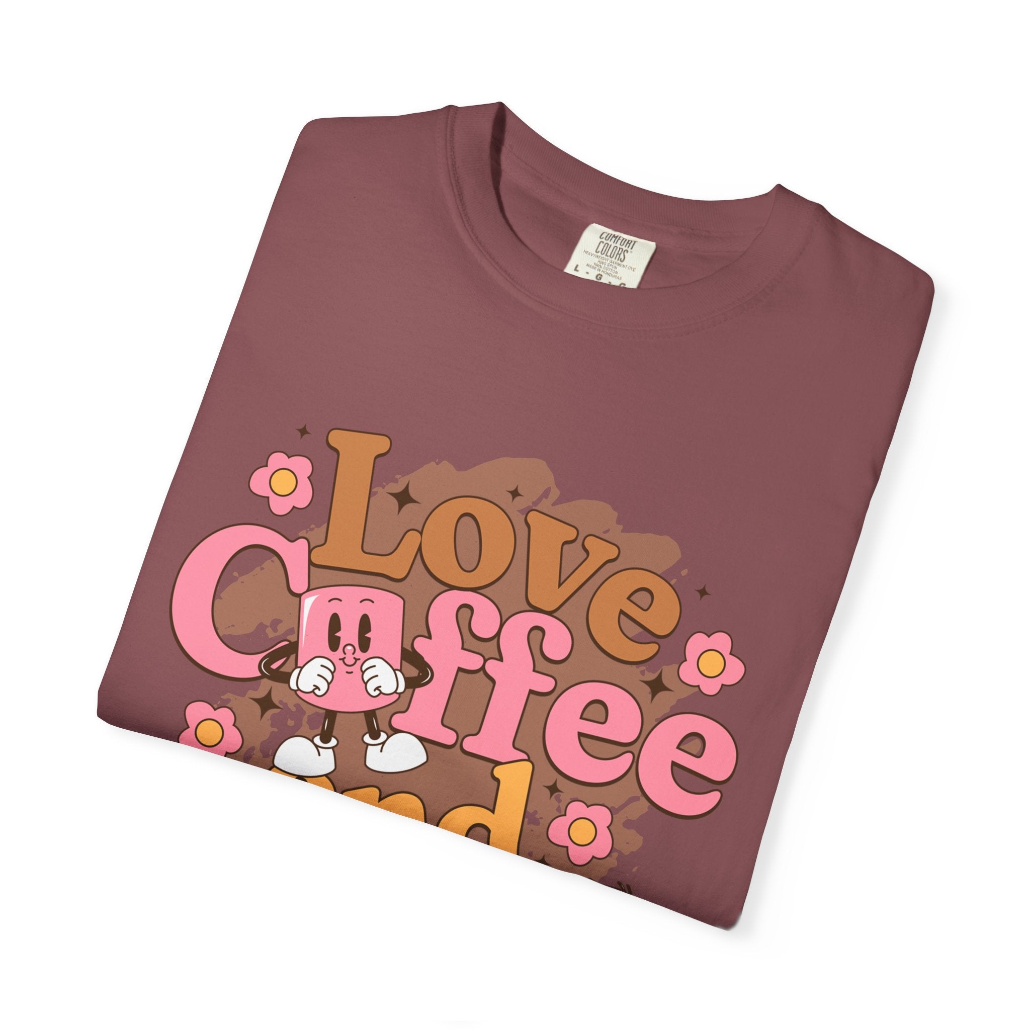 Coffee And Dog Lover's Unisex Sonhco T-shirt - Time For Coffee Keep Chilling and Relaxing