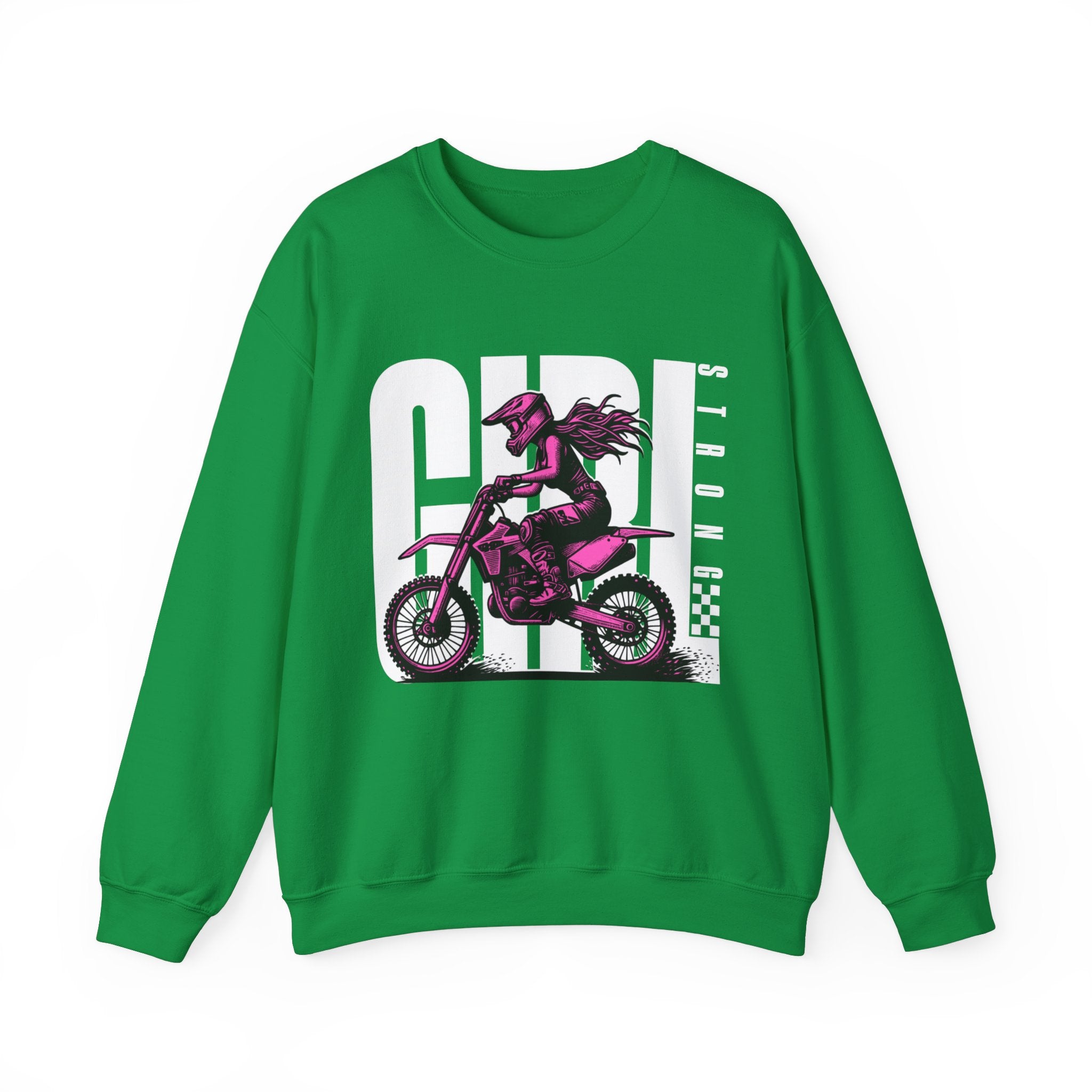 Strong Girl - Unisex Heavy Blend™ Crewneck Sweatshirt