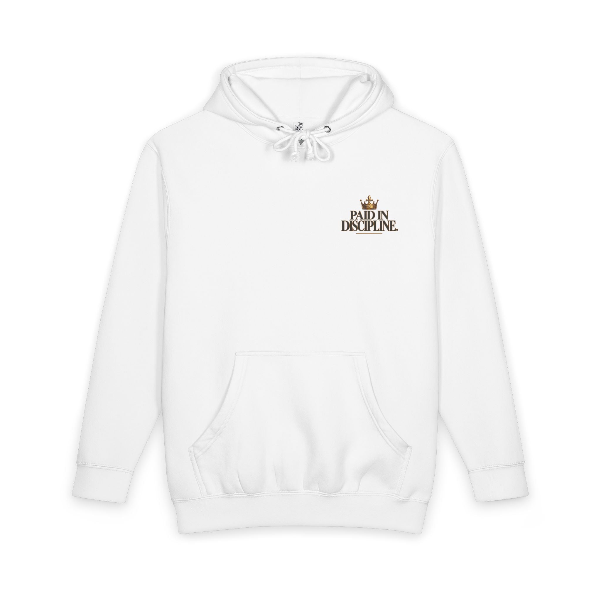Paid in Discipline. Premium Heavyweight Hoodie