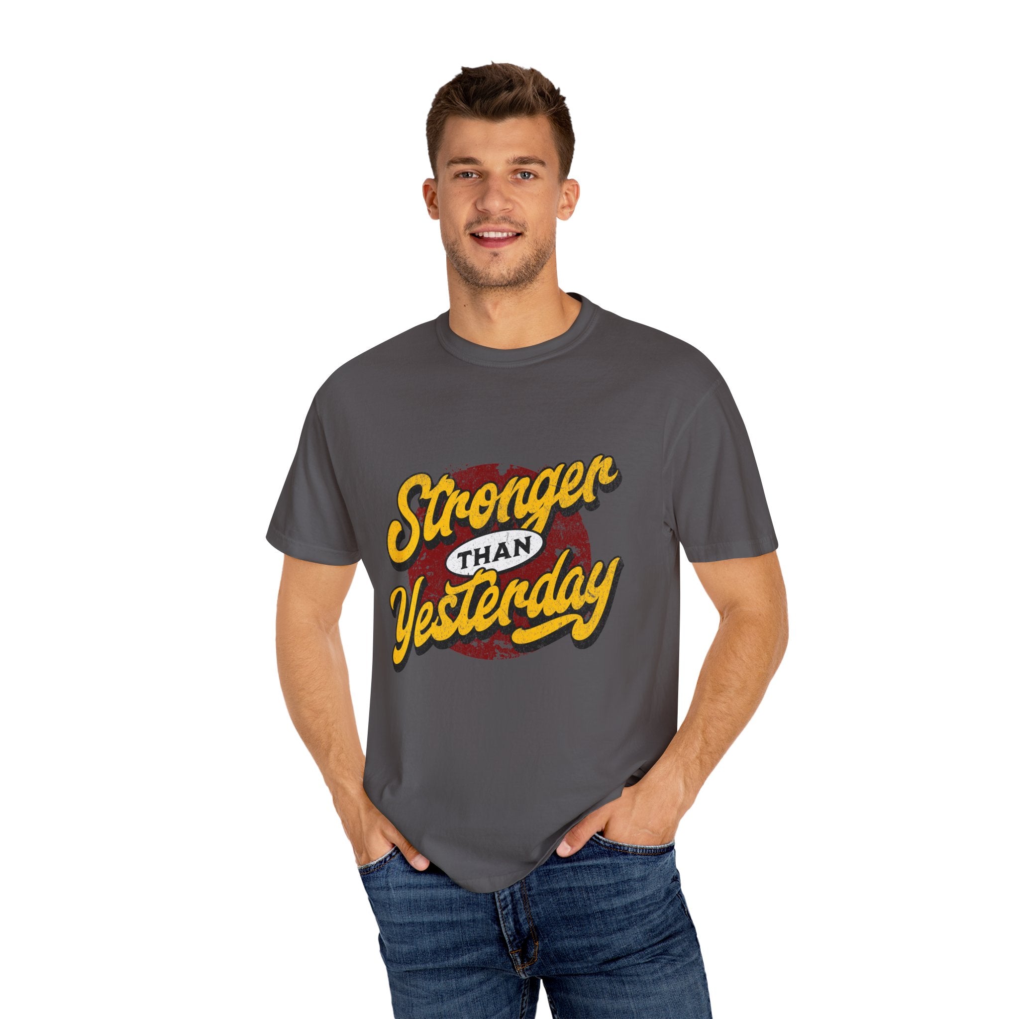 Strength In Every Stitch Unisex Garment-Dyed T-shirt