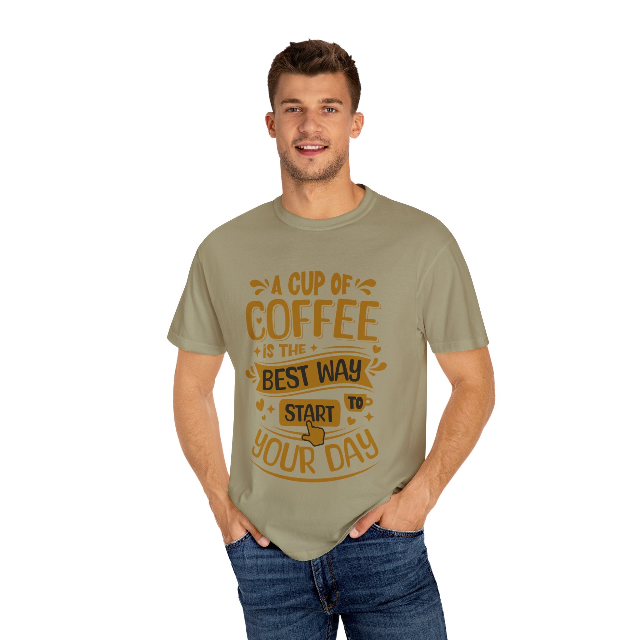 Coffee Lover's Unisex Sonhco T-shirt - A Cup Of Coffee Is The Best Way to Start Your Day