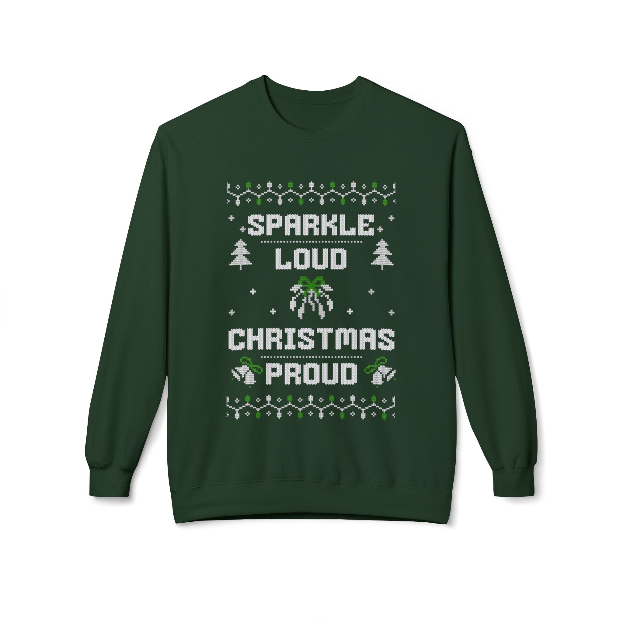 Christmas Proud Unisex Sweatshirt, Casual Streetwear, Gift for Birthdays, Unisex Crewneck, Trendy Outfit