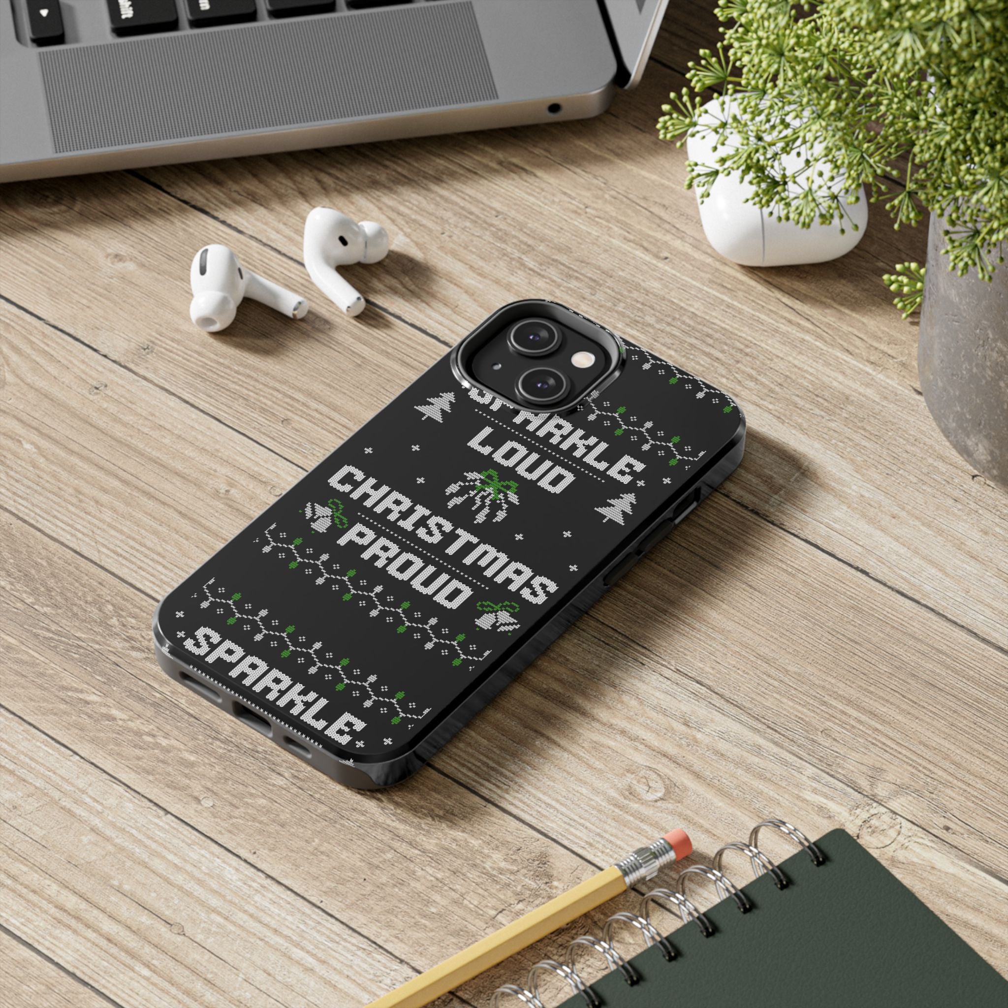 Christmas Proud Tough Phone Cases with Cool Illustrations