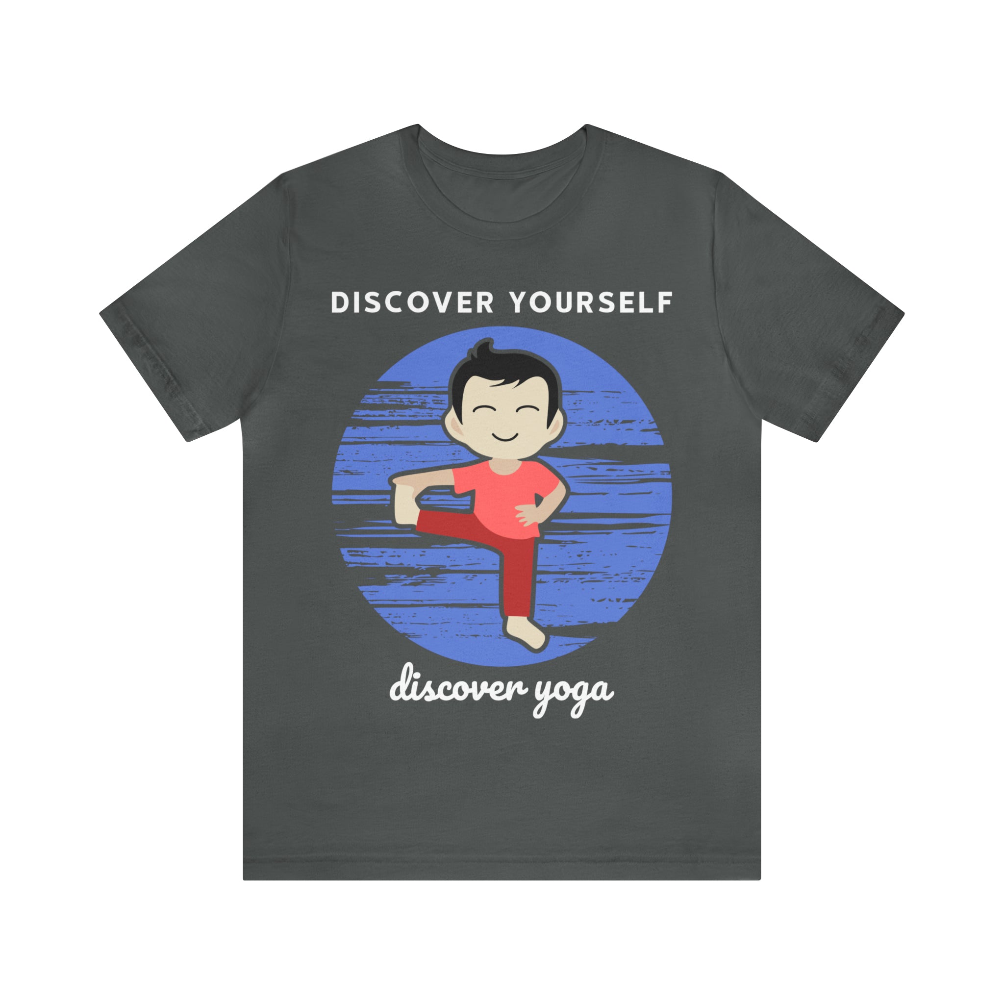 Discover Yoga, Unisex Jersey Short Sleeve Tee