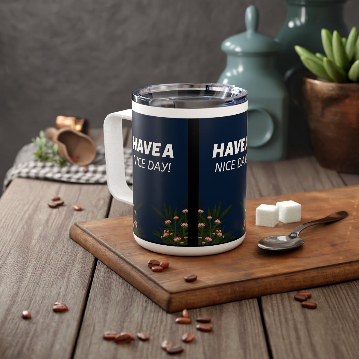 Insulated Coffee Mug, 10oz