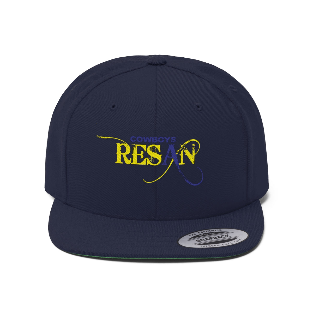 Unisex Flat Bill Hat