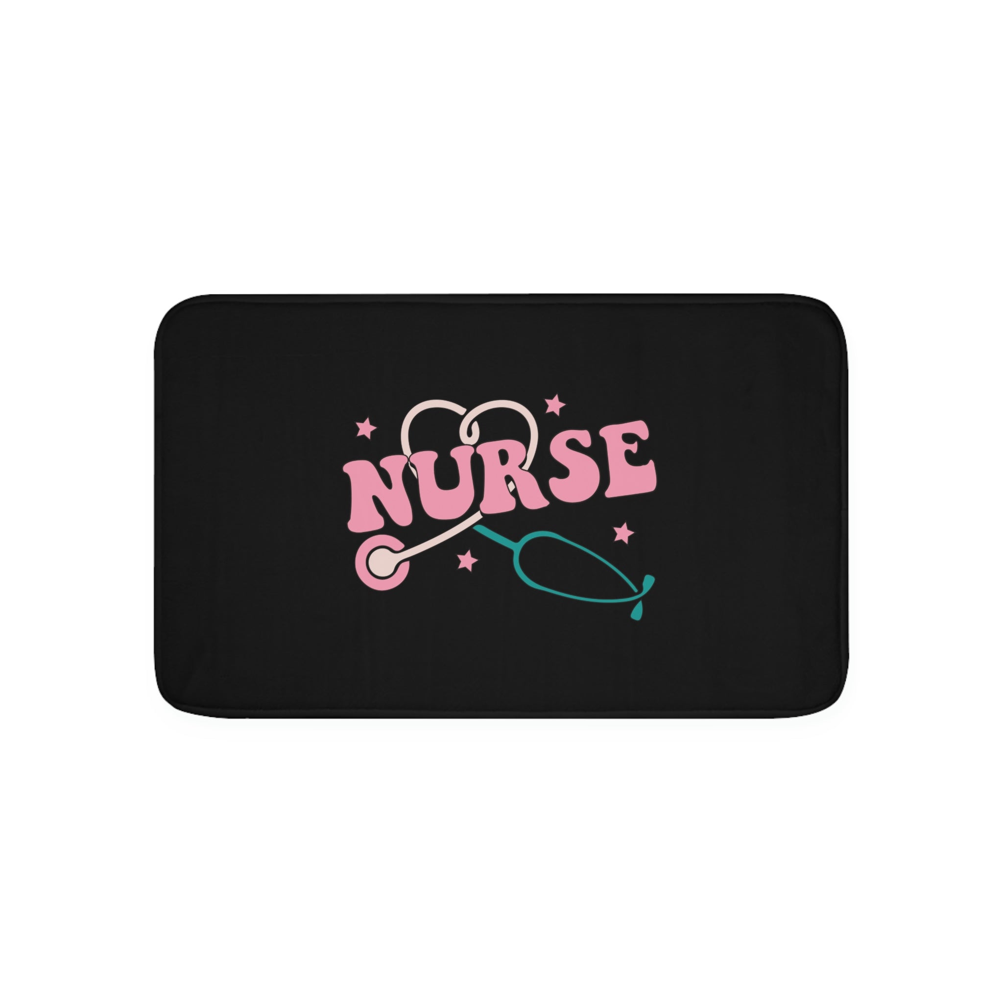 Nurse is a work of heart - Bath Mat