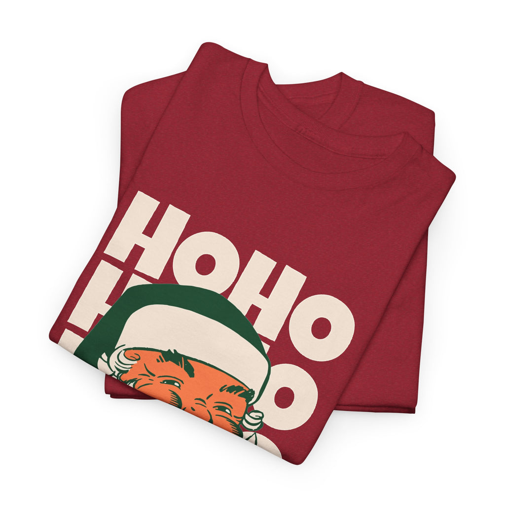 Retro Santa Ho Ho Ho Shirt, Merry Christmas Graphic Tee, Vintage Holiday T-Shirt, Funny Santa Christmas Gift
