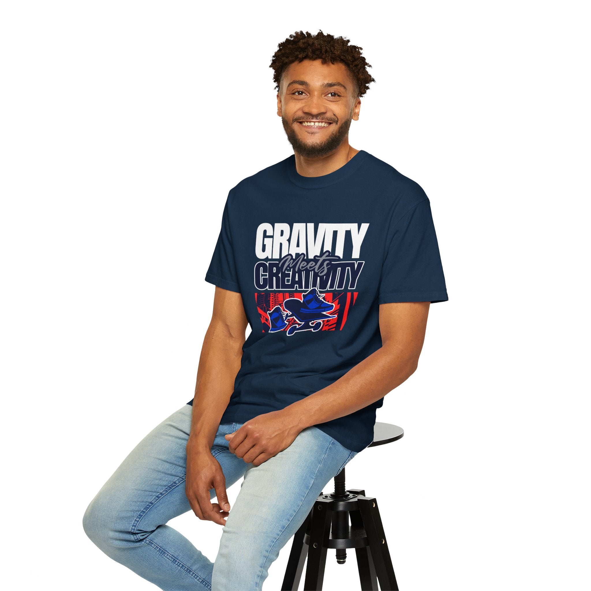 Gravity Meets Creativity 2026 unisex Garment-Dyed T-Shirt