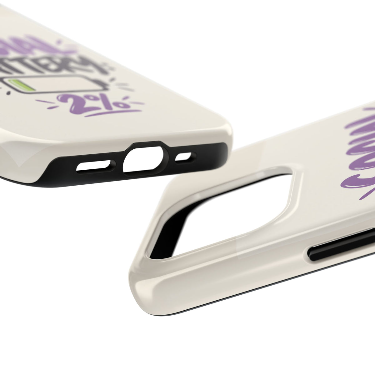 Social Battery: 2% — Funny Introvert Tough Phone Case