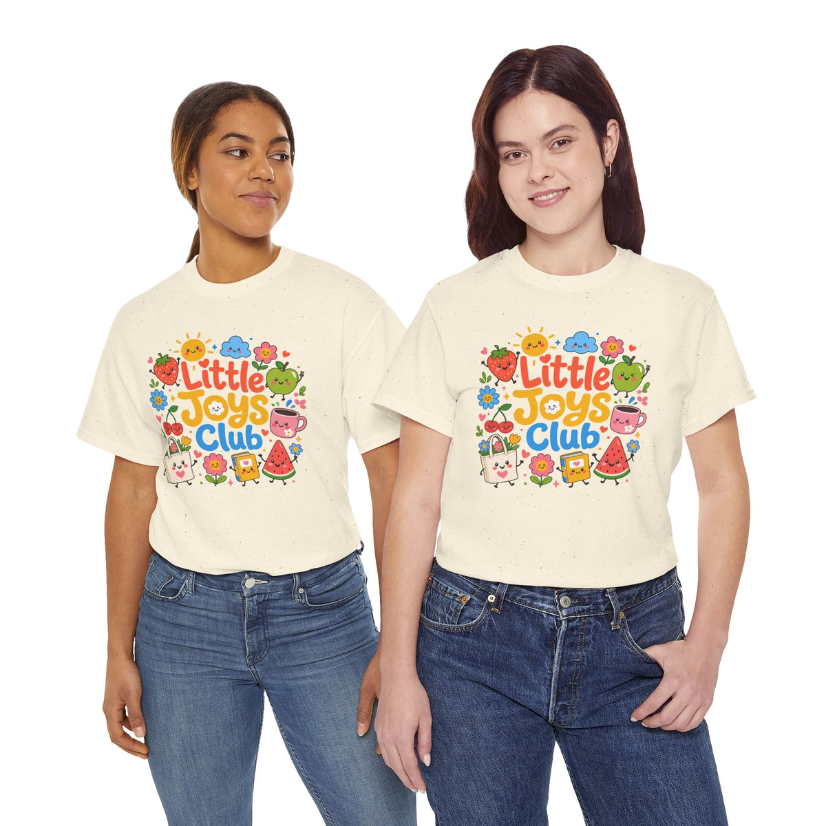 Little Joys Club Shirt, Cute Graphic Tee, Whimsical Floral T-Shirt, Cherry Lemon Shirt, Girly Gift