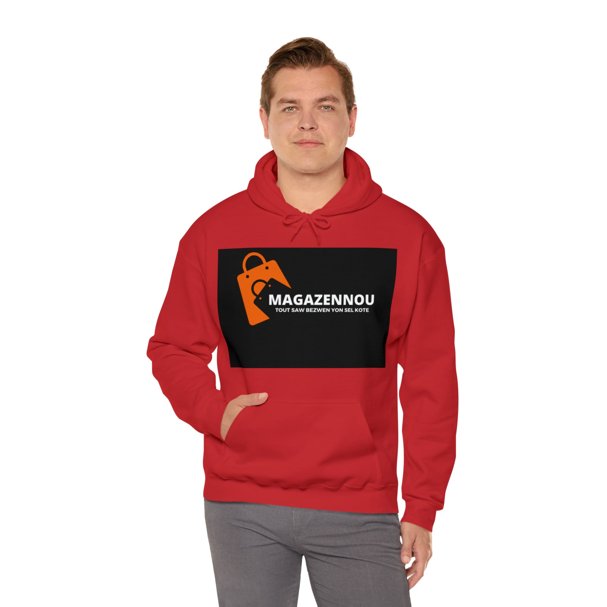 Magazennou.  Hooded Sweatshirt