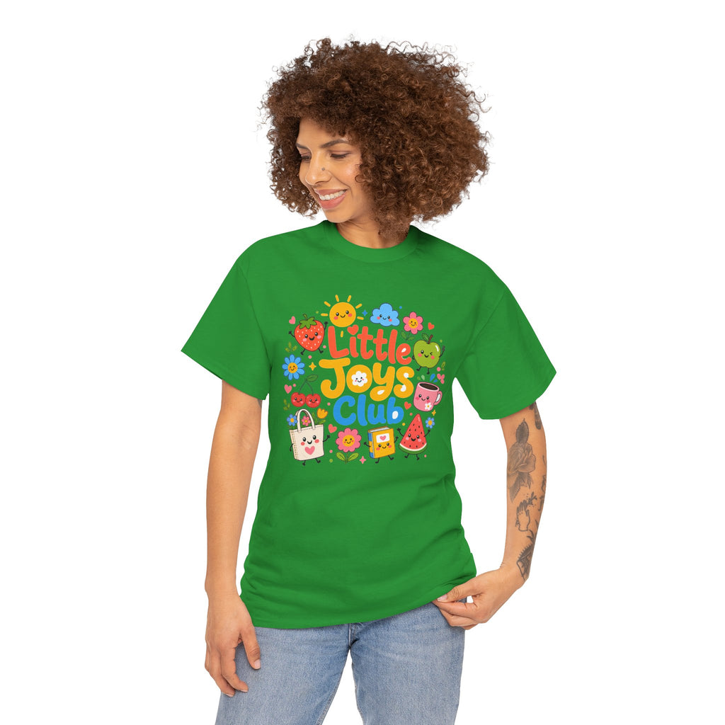 Little Joys Club Shirt, Cute Graphic Tee, Whimsical Floral T-Shirt, Cherry Lemon Shirt, Girly Gift