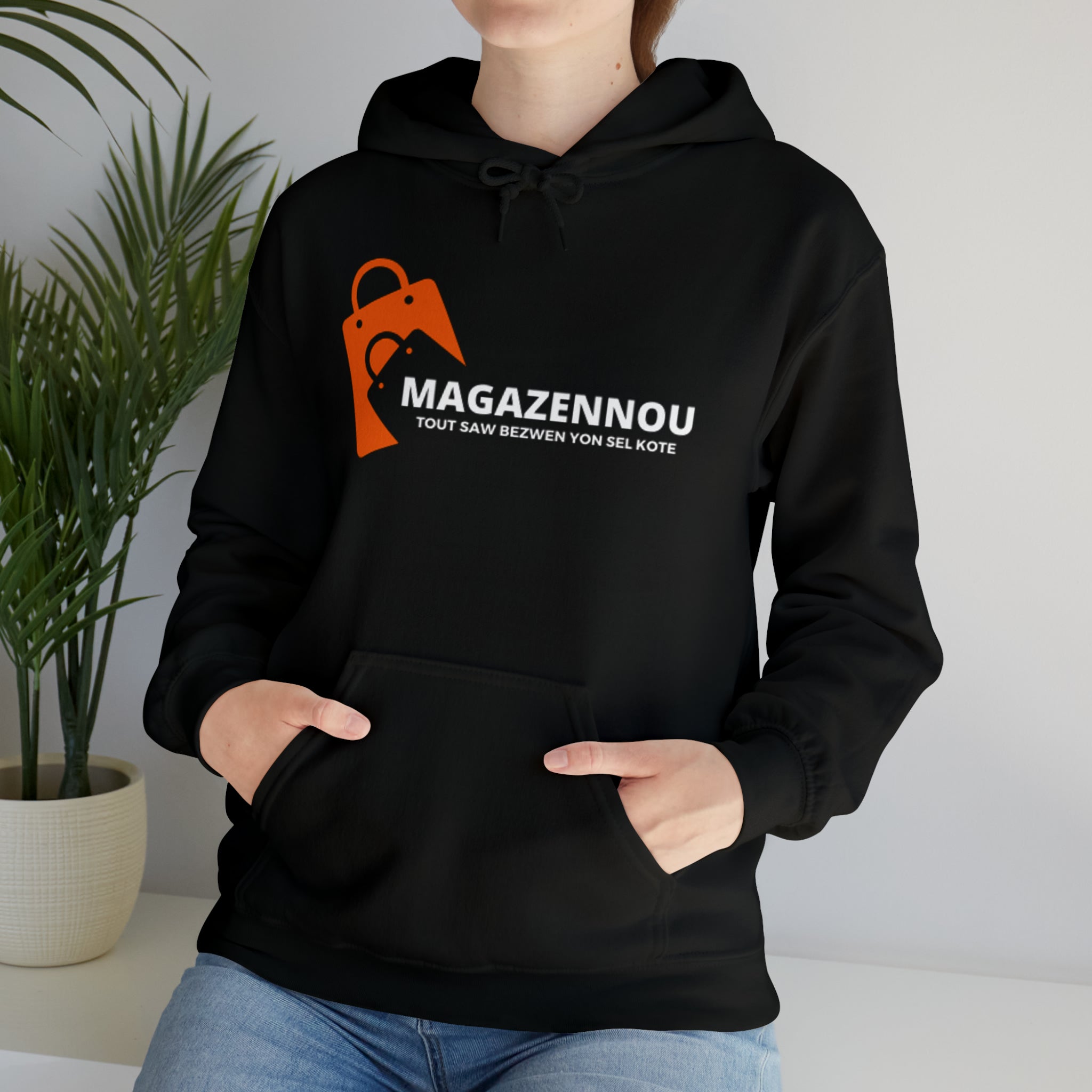 Magazennou.  Hooded Sweatshirt