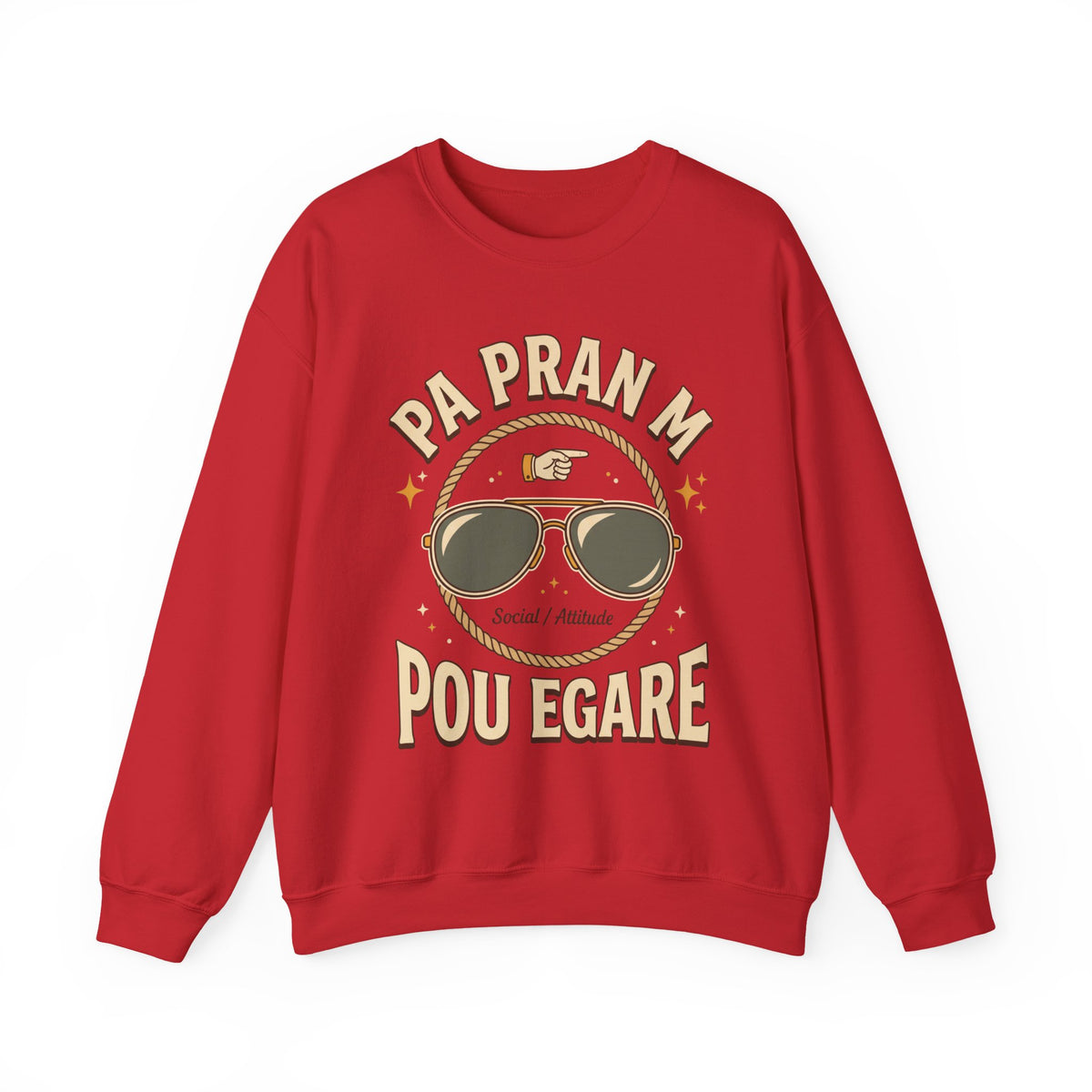 Pa Pran M Pou Egare – Haitian Creole Streetwear Graphic Sweatshirt | SONHCO