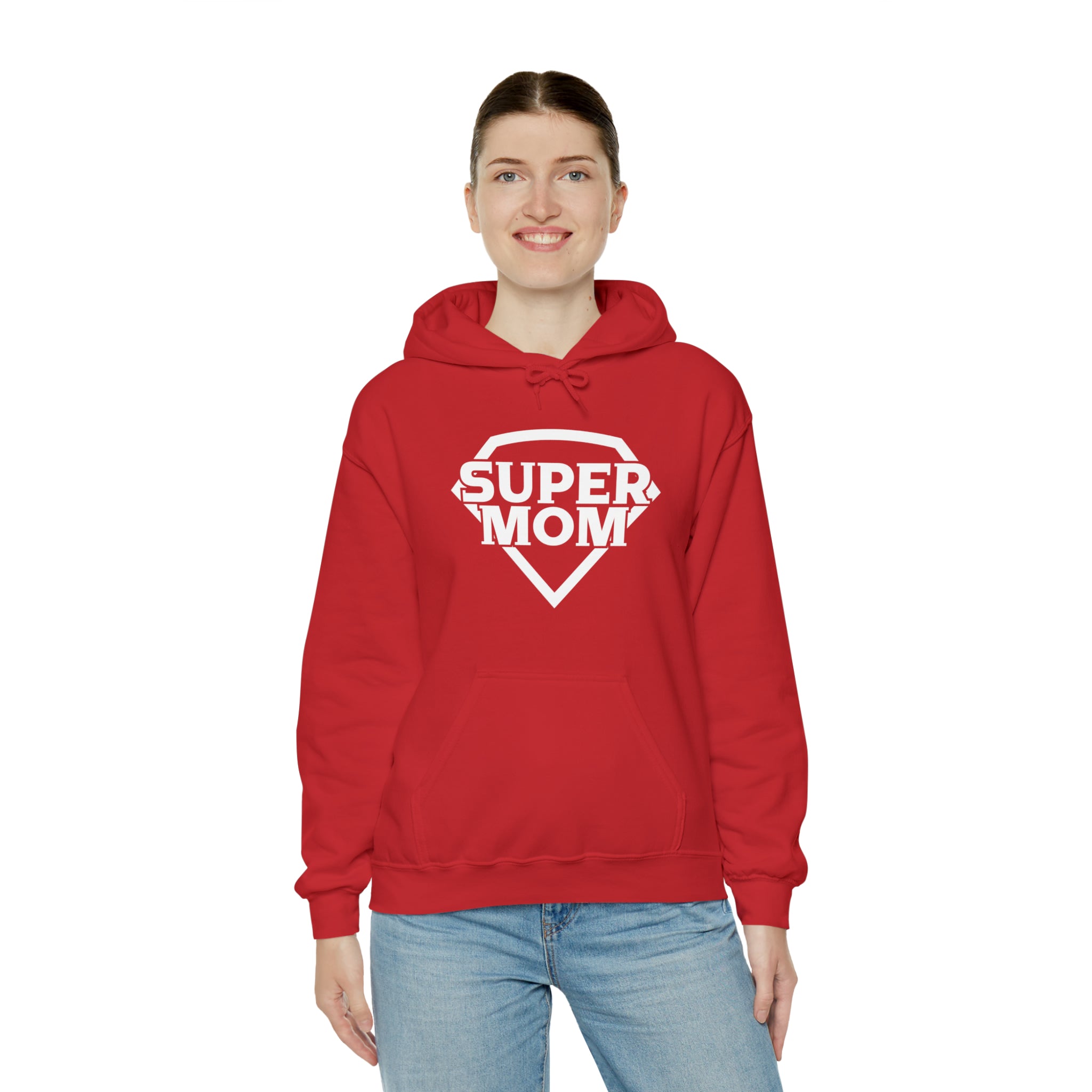 Super Mom .  Hooded Sweatshirt