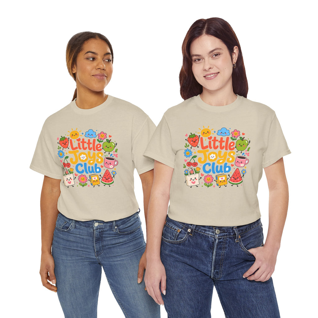 Little Joys Club Shirt, Cute Graphic Tee, Whimsical Floral T-Shirt, Cherry Lemon Shirt, Girly Gift
